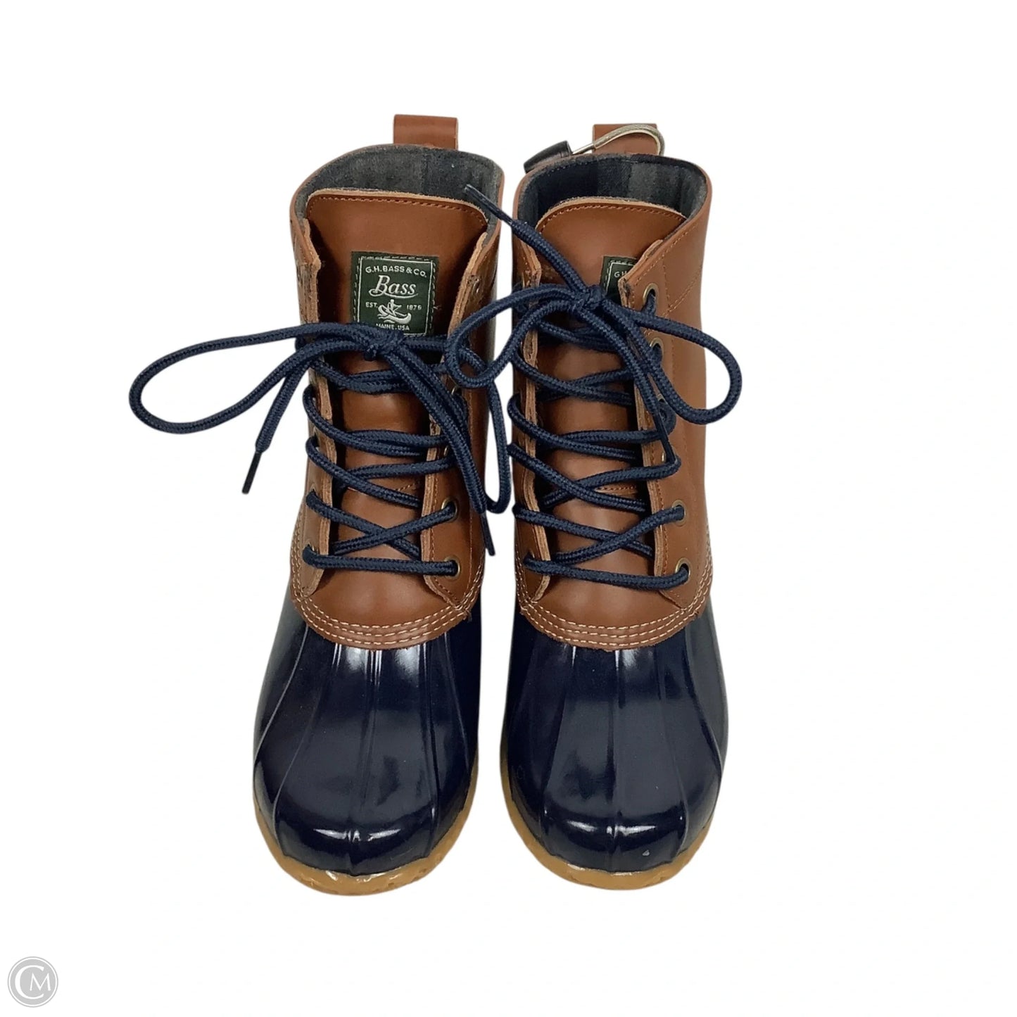 Boots Rain By Bass In Navy, Size: 6