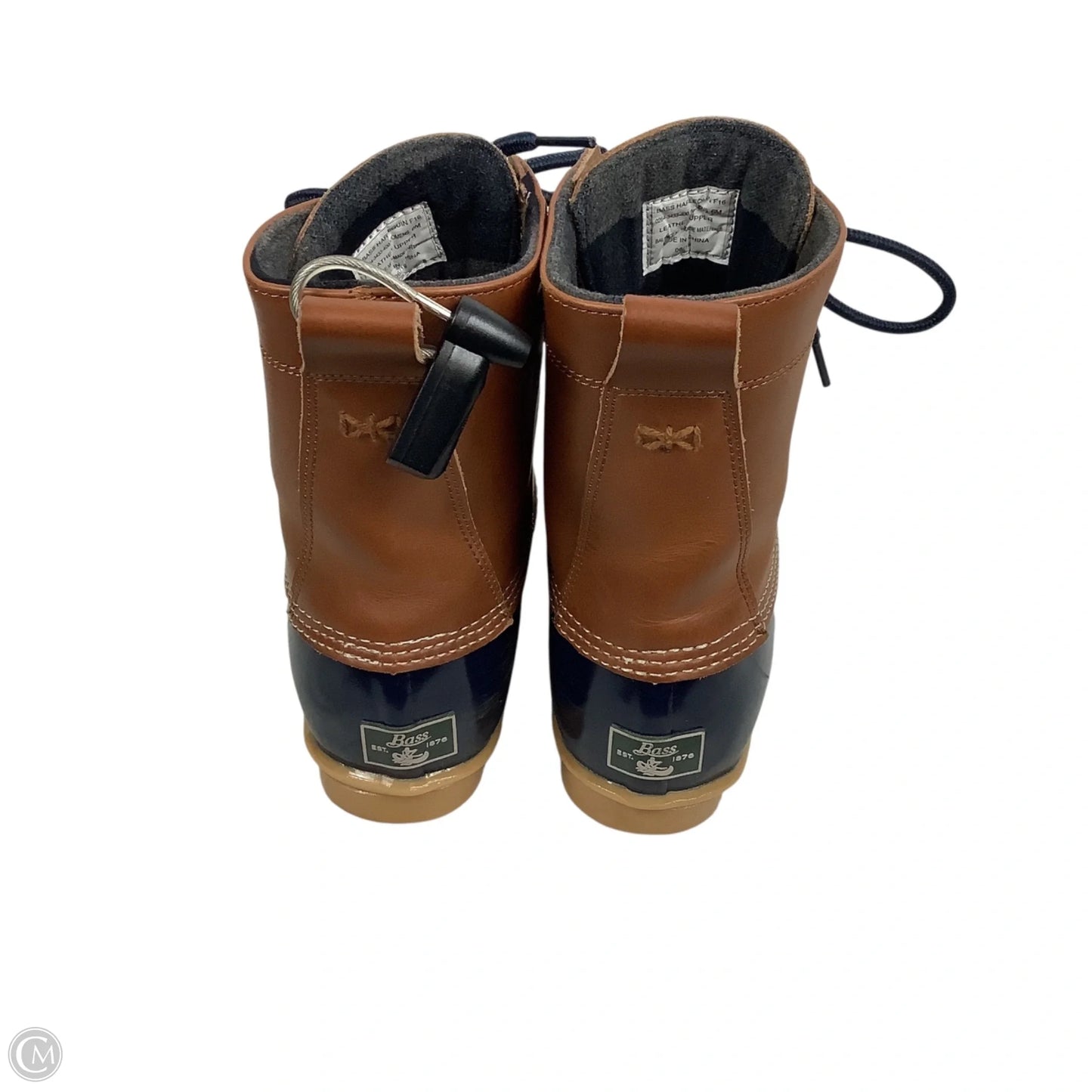 Boots Rain By Bass In Navy, Size: 6