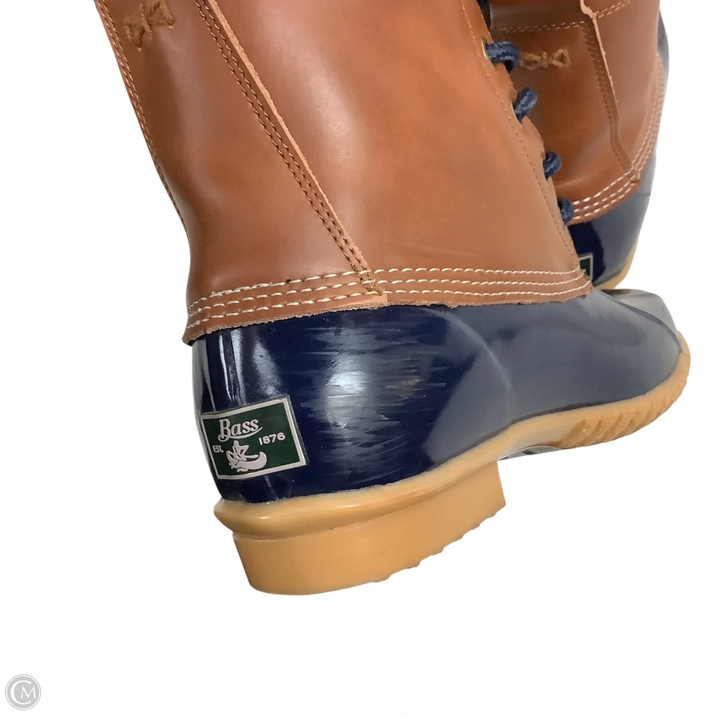 Boots Rain By Bass In Navy, Size: 6