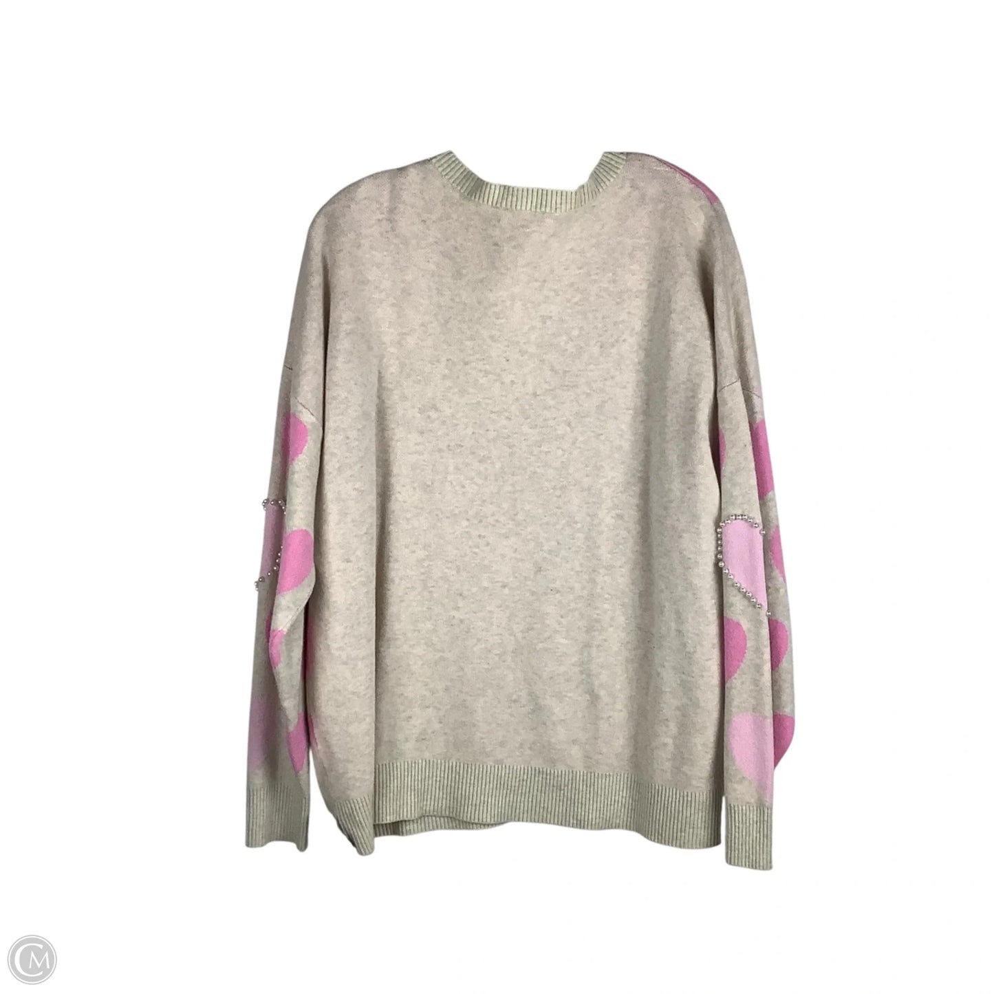 Sweater By Crown And Ivy In Pink & Tan, Size: Xxl