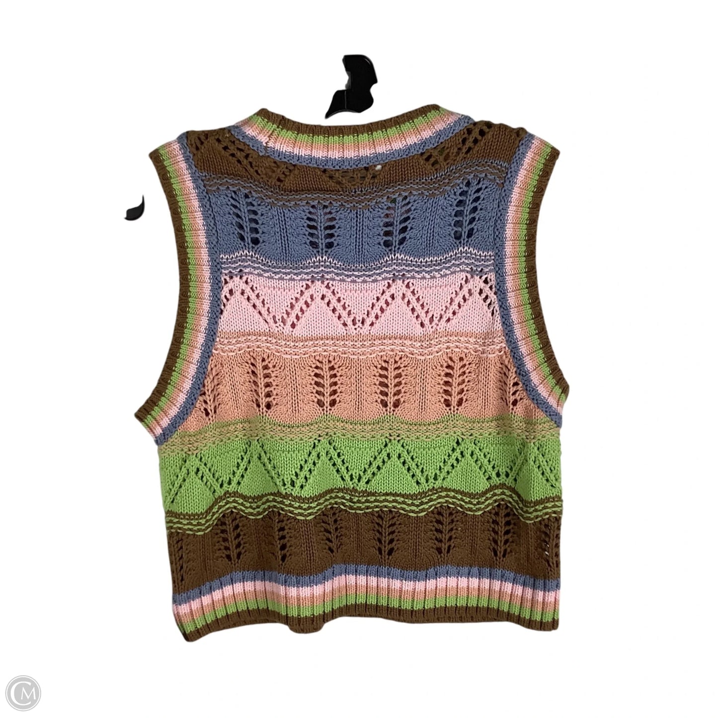 Sweater Short Sleeve By Zara In Animal Print, Size: S
