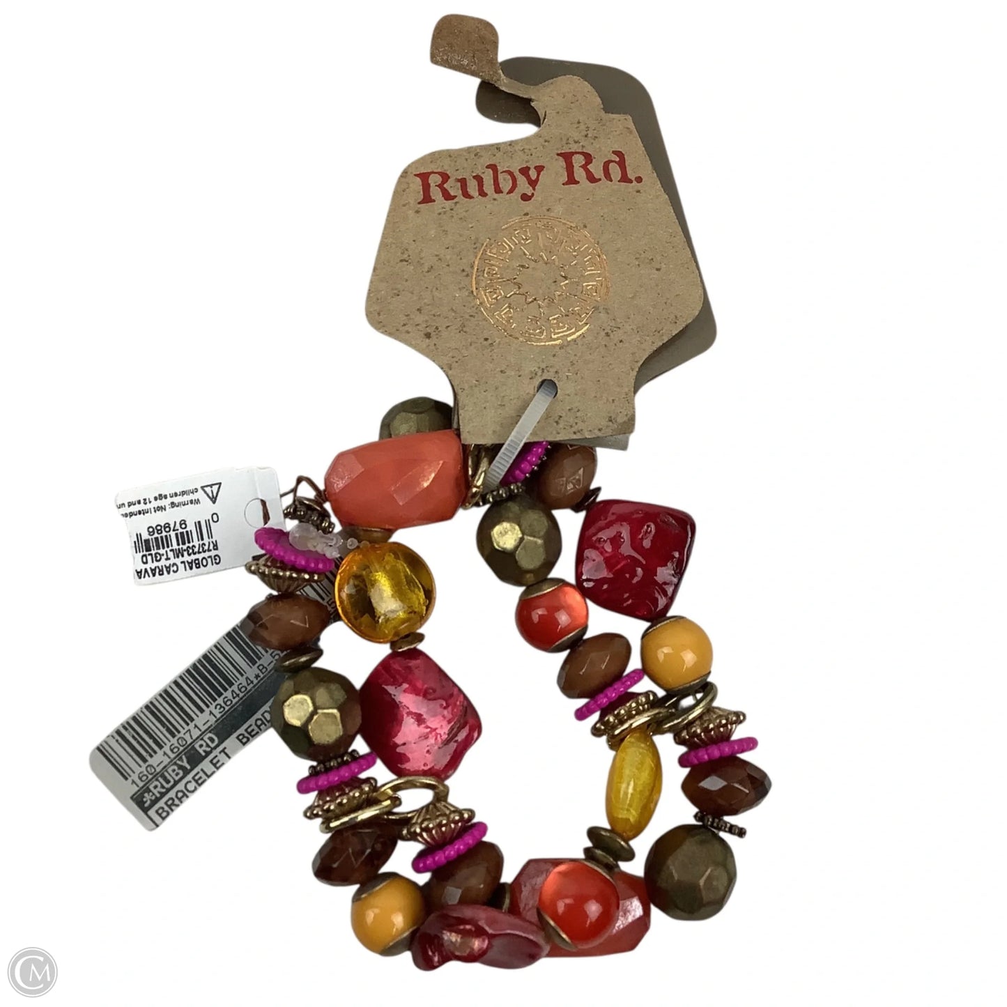 Bracelet Beaded By Ruby Rd, Size: 02 Piece Set