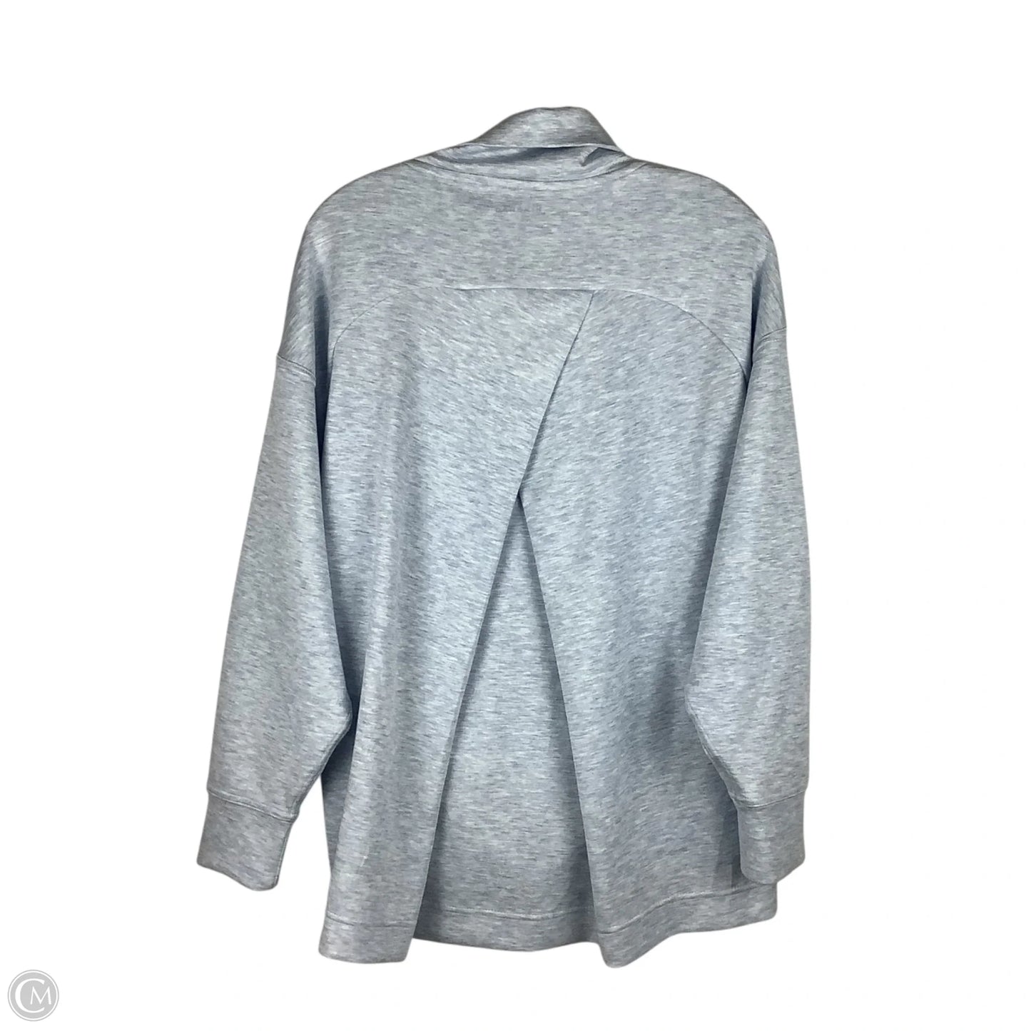 Athletic Sweatshirt Collar By Danskin In Blue, Size: L