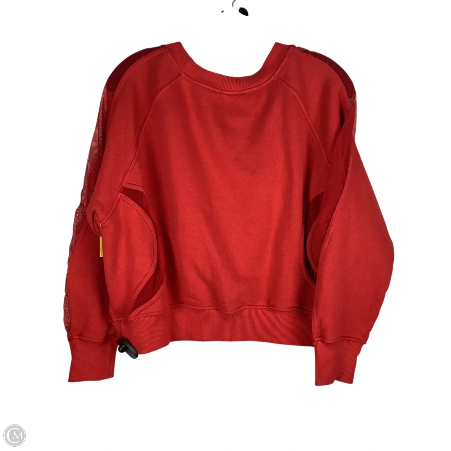 Sweatshirt Crewneck By Good American In Red, Size: 4