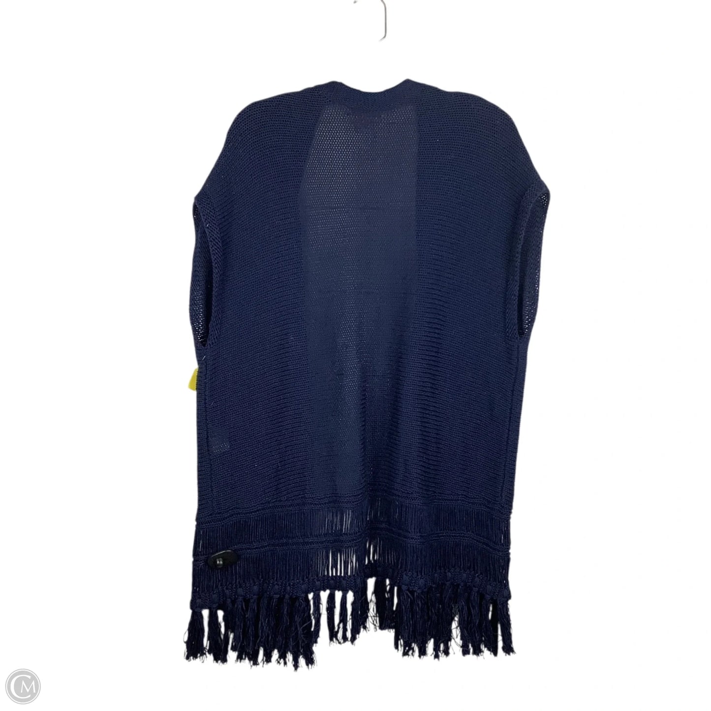 Sweater Cardigan Designer By Lilly Pulitzer In Navy, Size: S