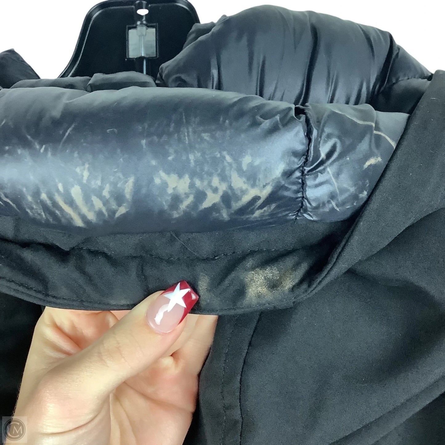 Coat Puffer & Quilted By Dkny In Black, Size: Xl