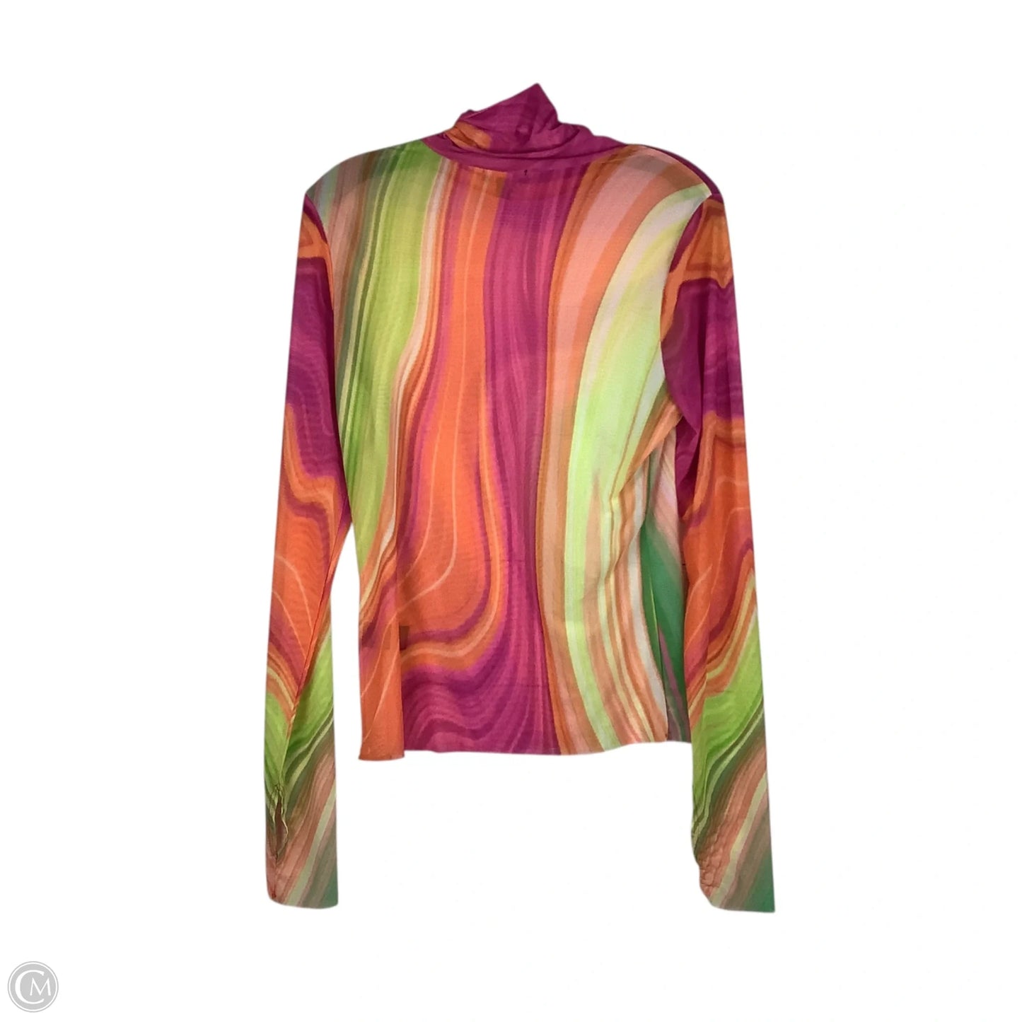 Top Long Sleeve By Afrm In Multi-colored, Size: Xl