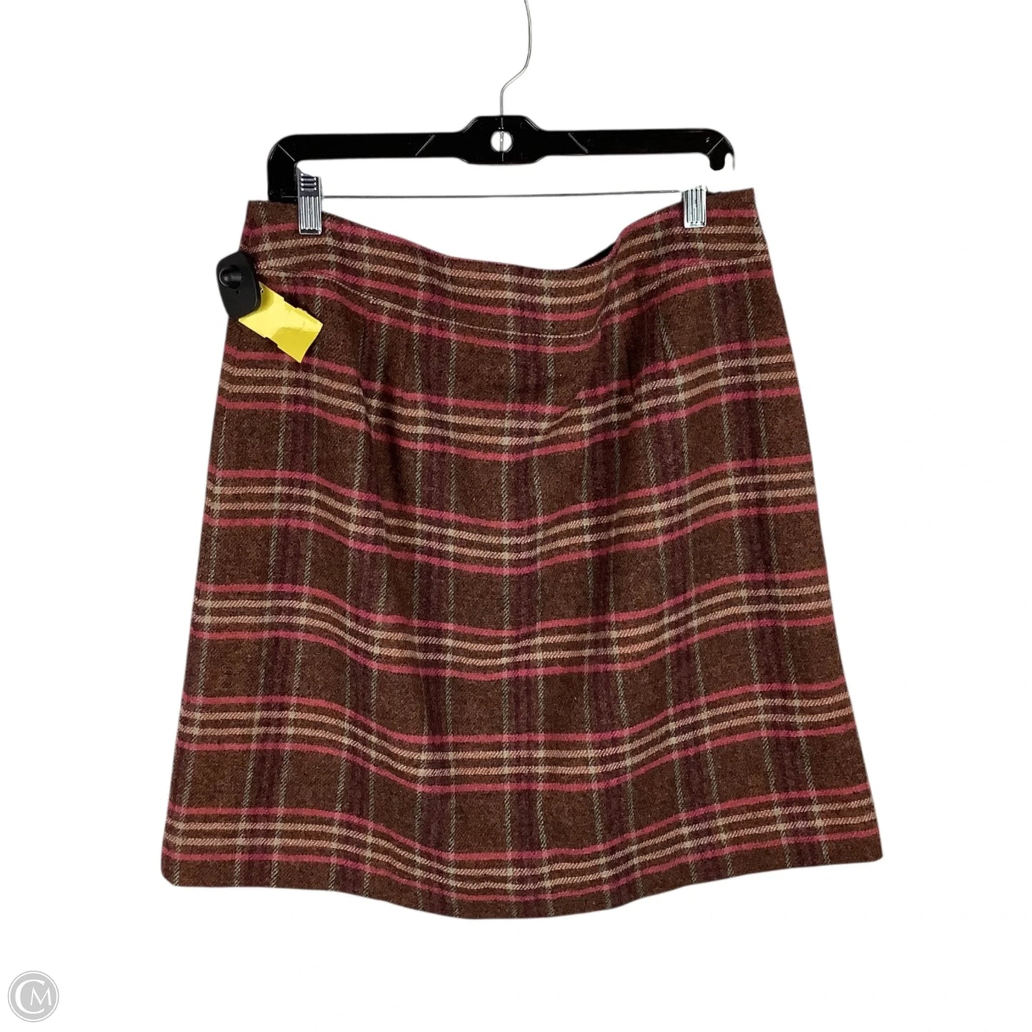 Skirt Midi By Talbots In Plaid Pattern, Size: 14