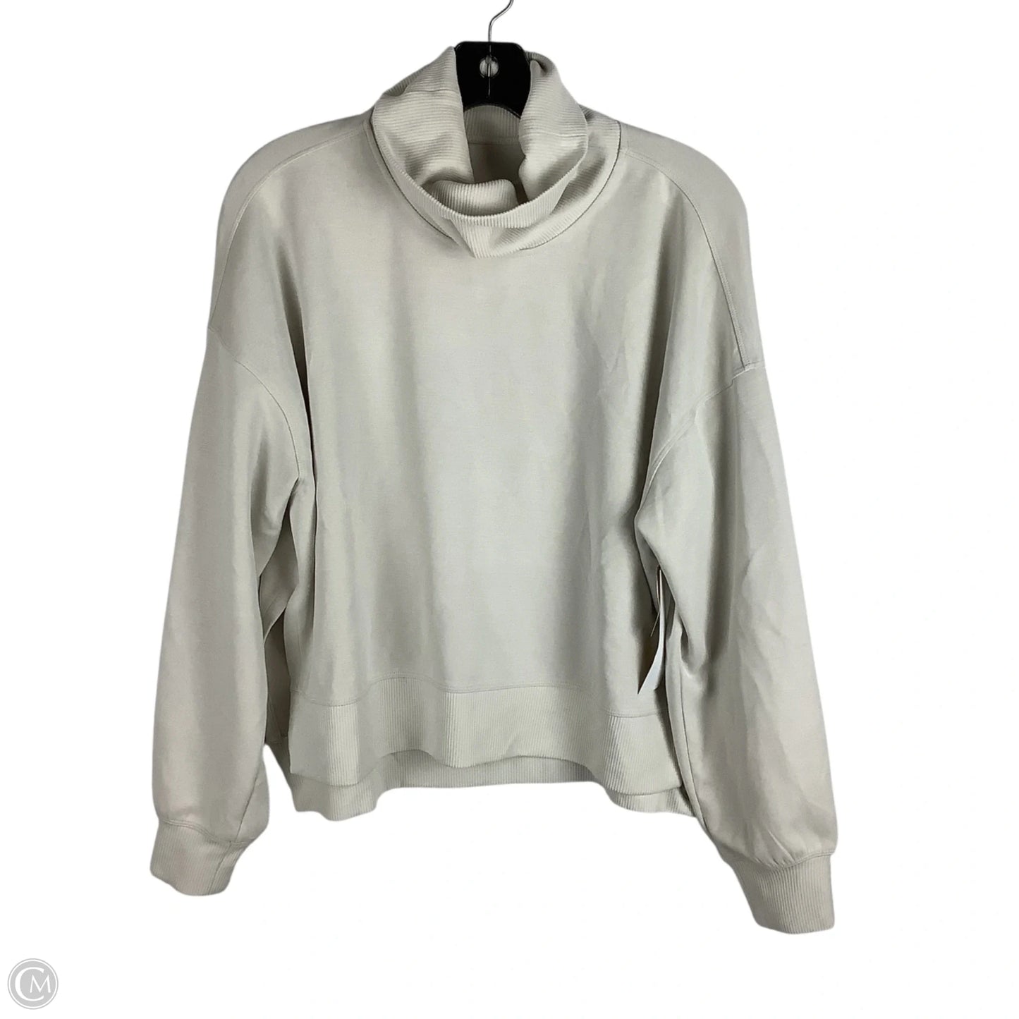 Athletic Sweatshirt Collar By Lululemon In Tan, Size: 6
