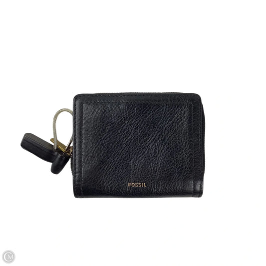 Wallet Leather By Fossil, Size: Small