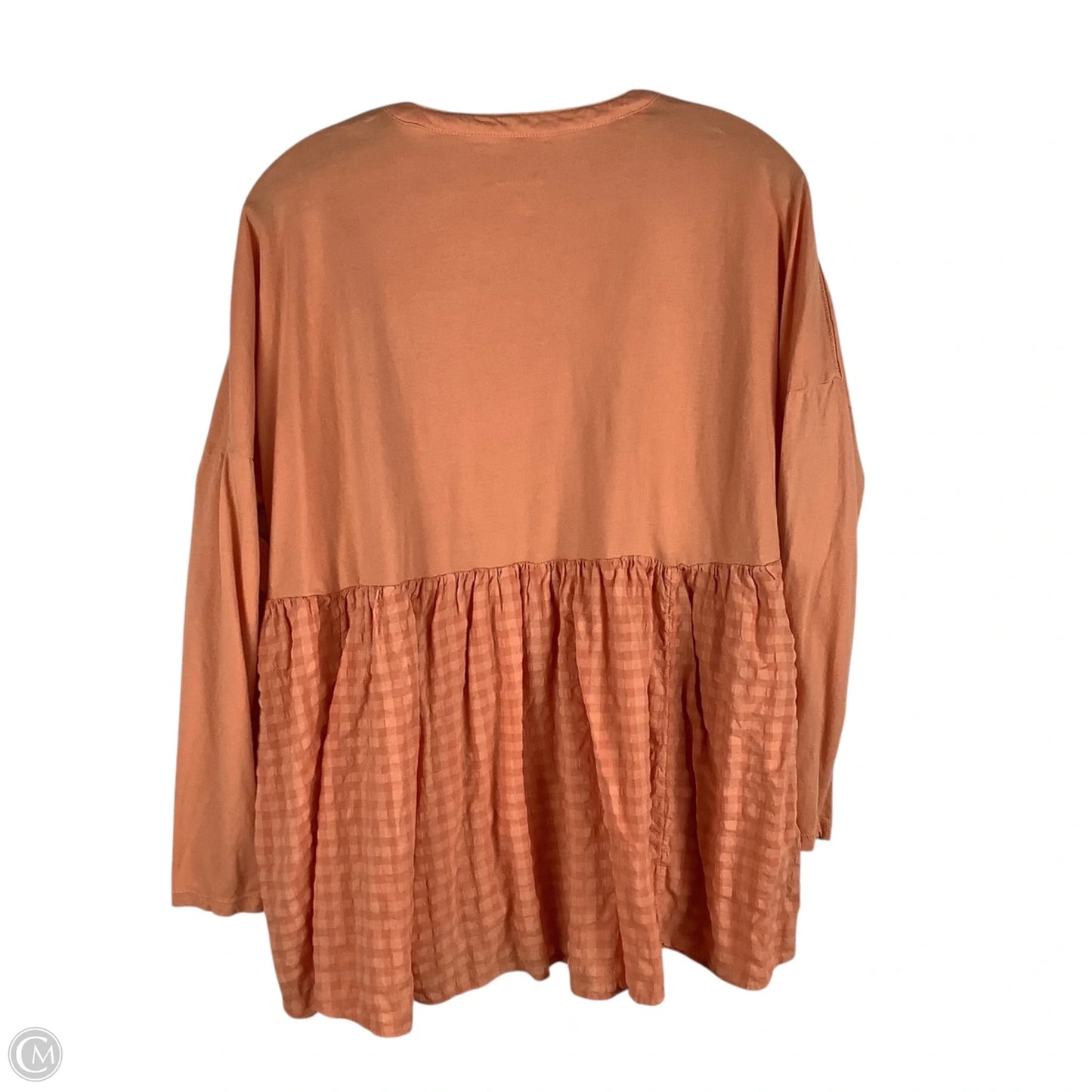 Top Long Sleeve By Pilcro In Orange, Size: Xs