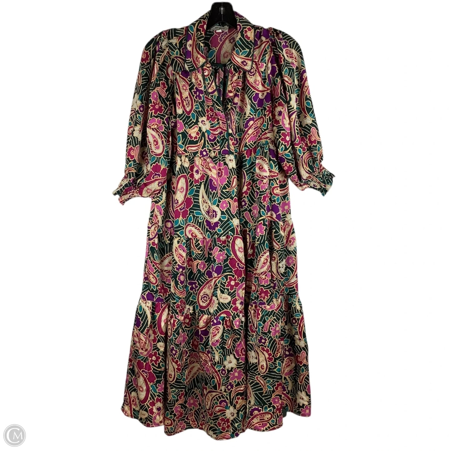 Dress Party Long By Umgee In Floral Print, Size: S