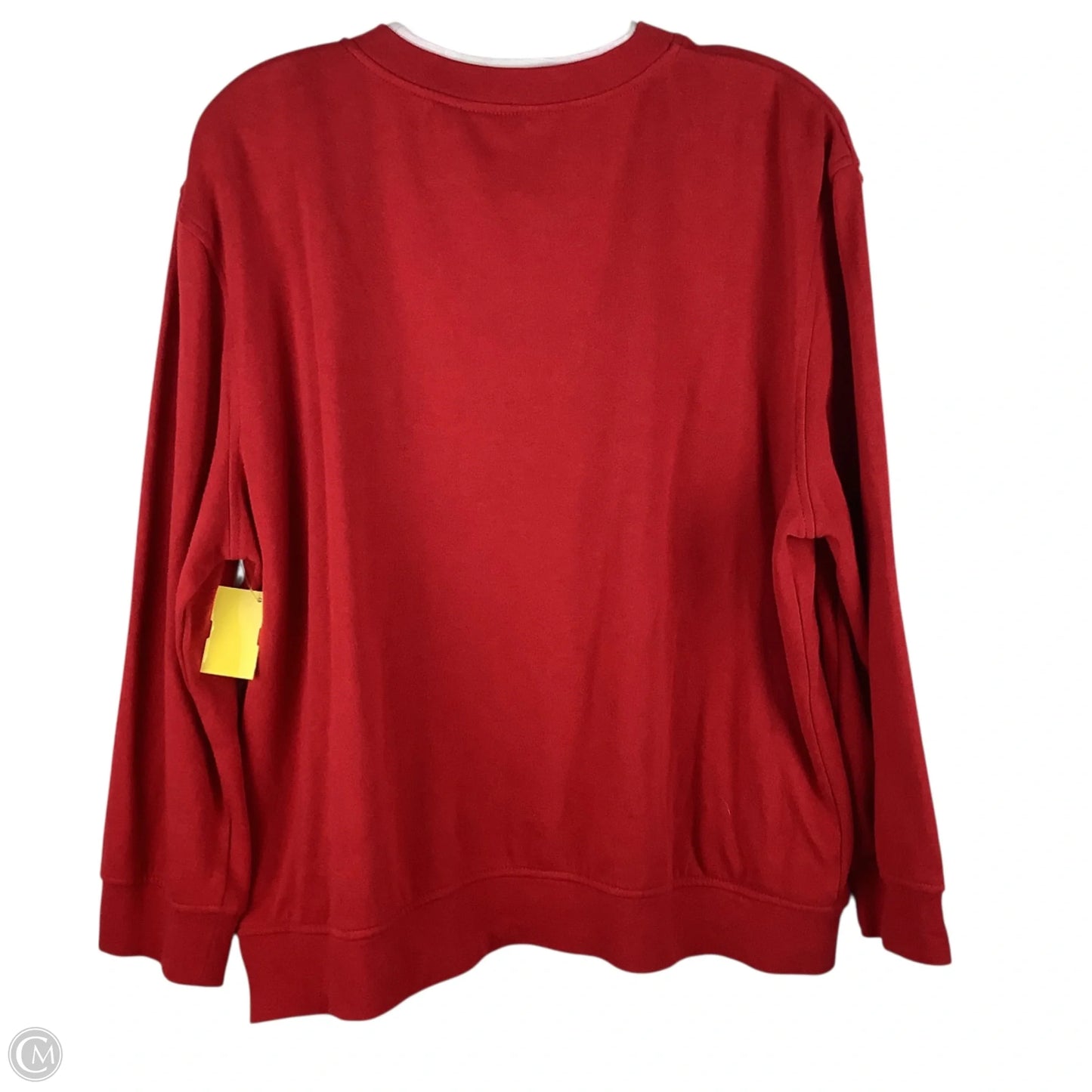 Sweater By Clothes Mentor In Red, Size: Lp