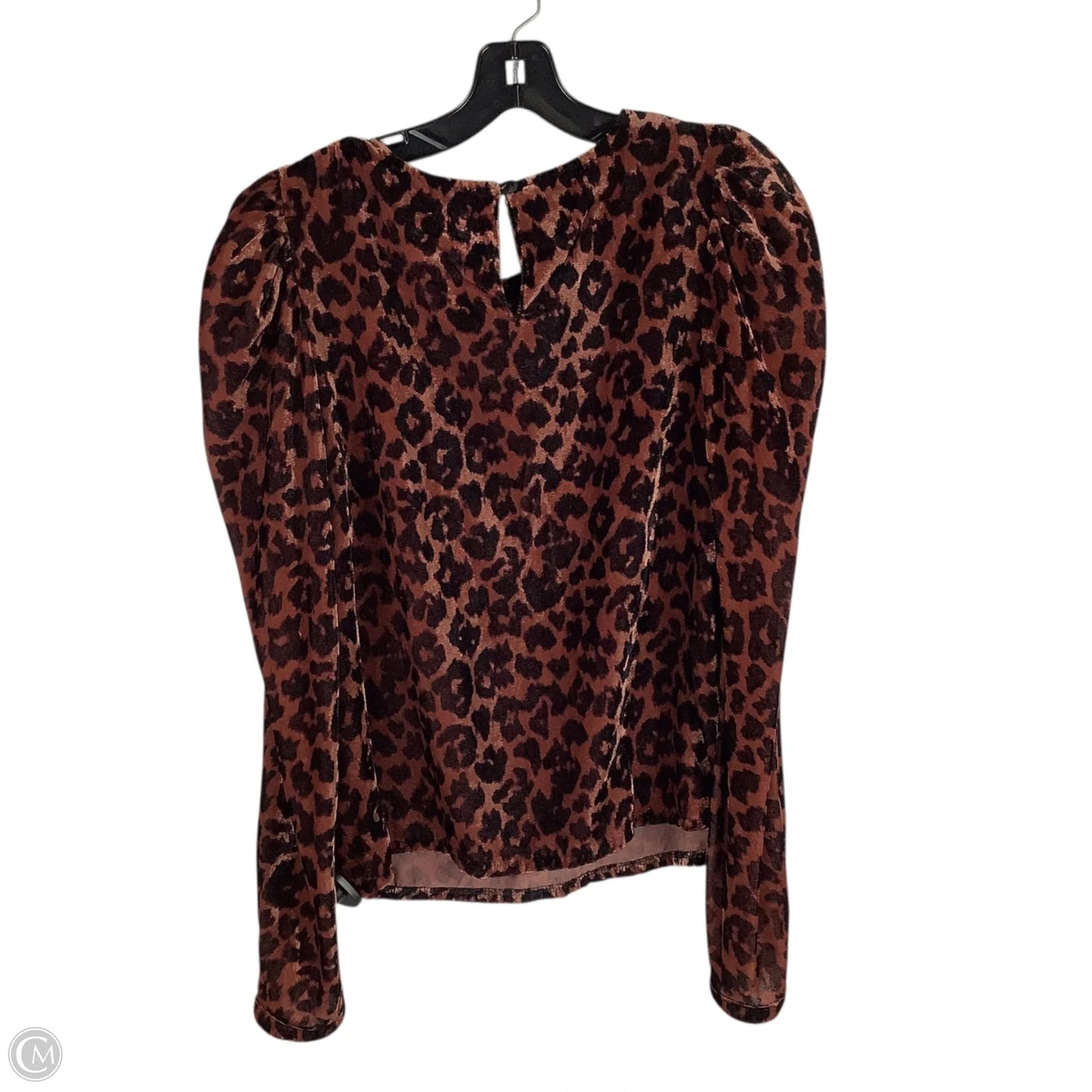 Top Long Sleeve By Dolan Left Coast In Animal Print, Size: S