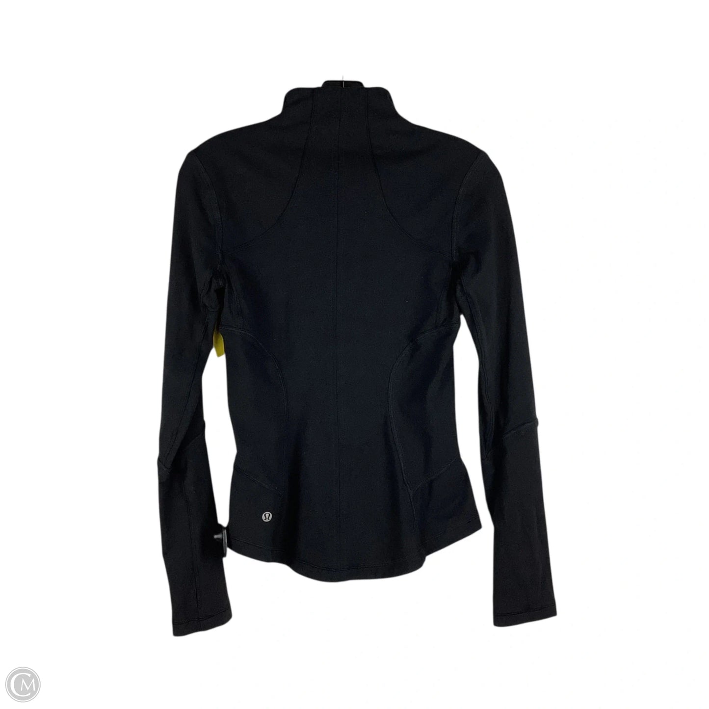 Athletic Jacket By Lululemon In Black, Size: 4