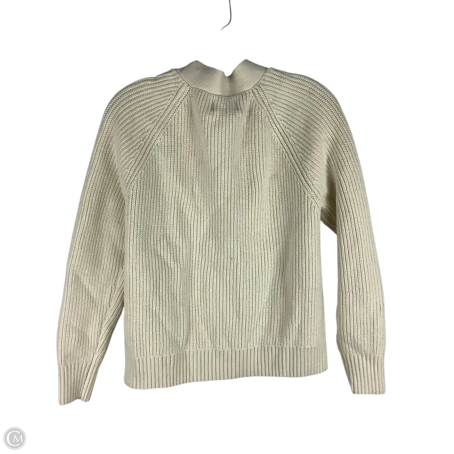 Sweater Cardigan By Old Navy In Cream, Size: M