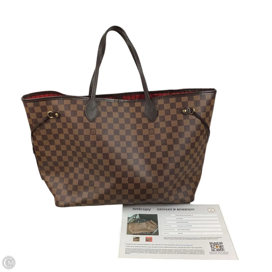 Tote Luxury Designer By Louis Vuitton, Size: Large (AS IS)