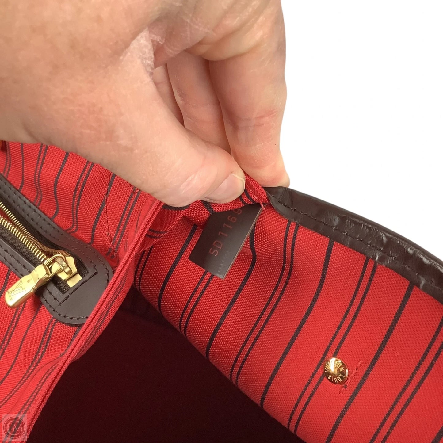 Tote Luxury Designer By Louis Vuitton, Size: Large (AS IS)