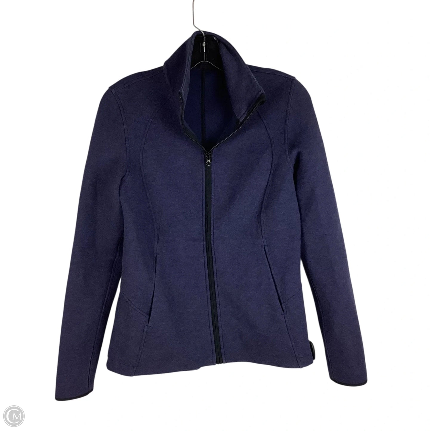 Athletic Jacket By Lululemon In Navy, Size: 6