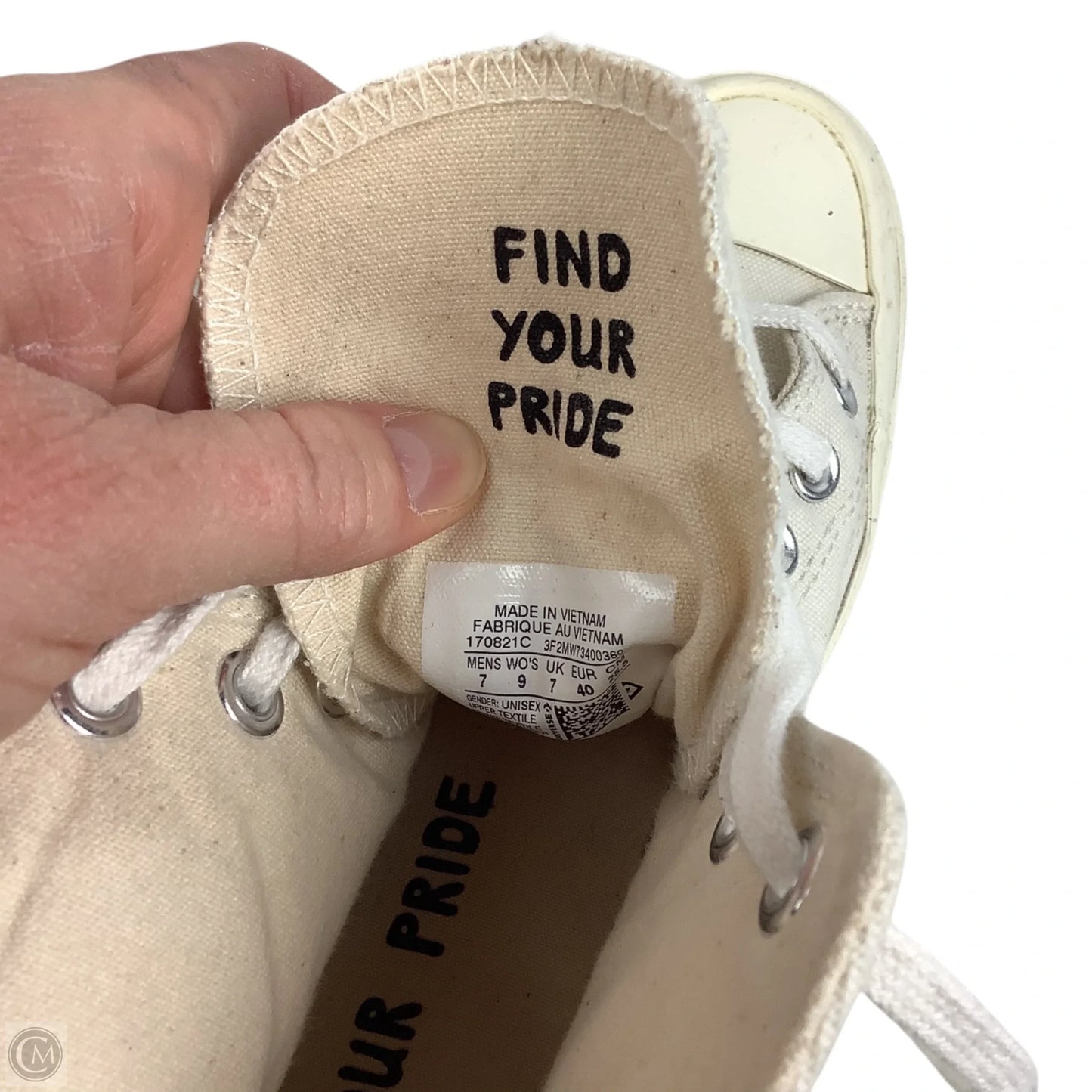 Shoes Sneakers By Converse In Rainbow Print, Size: 9