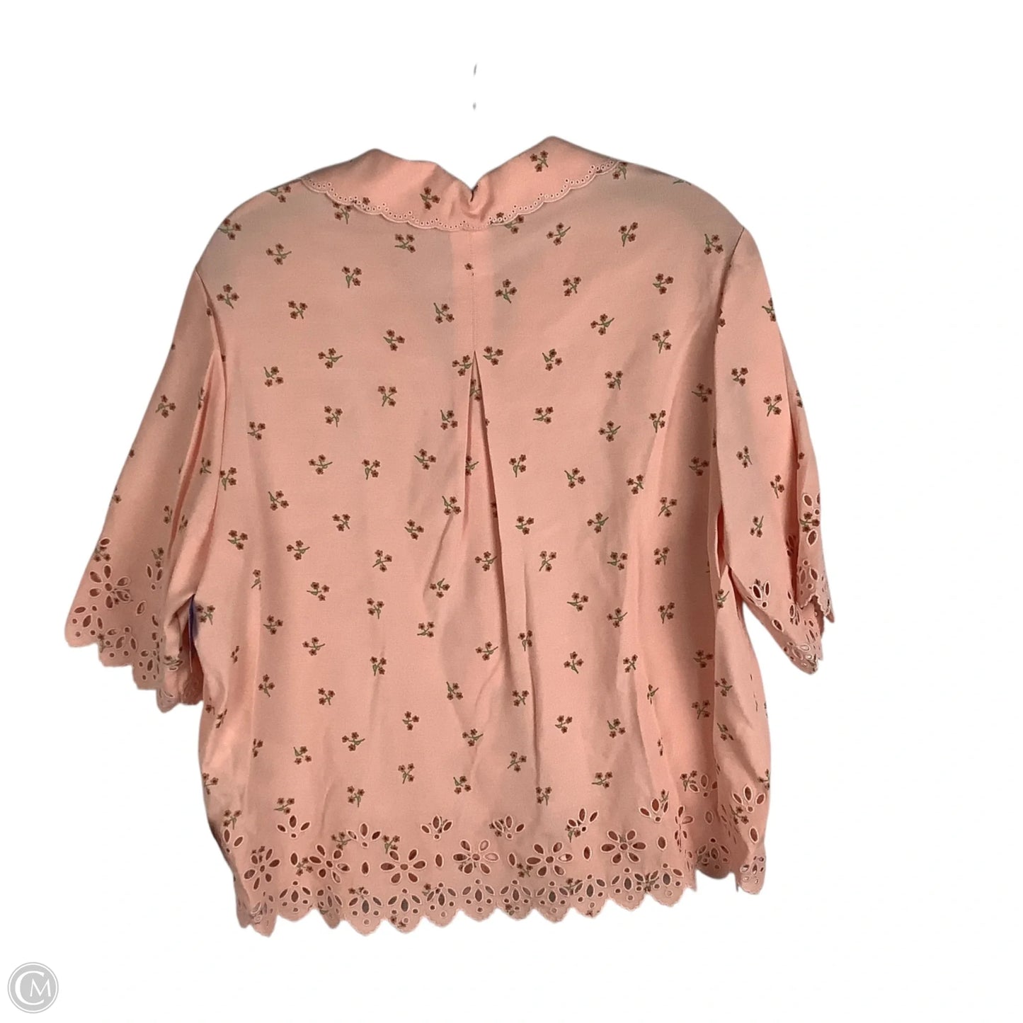 Top Short Sleeve Designer By Coach In Pink, Size: 4