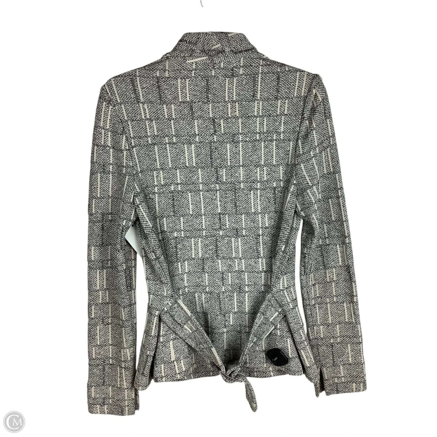 Blazer Luxury Designer By St John Collection In Grey, Size: 8