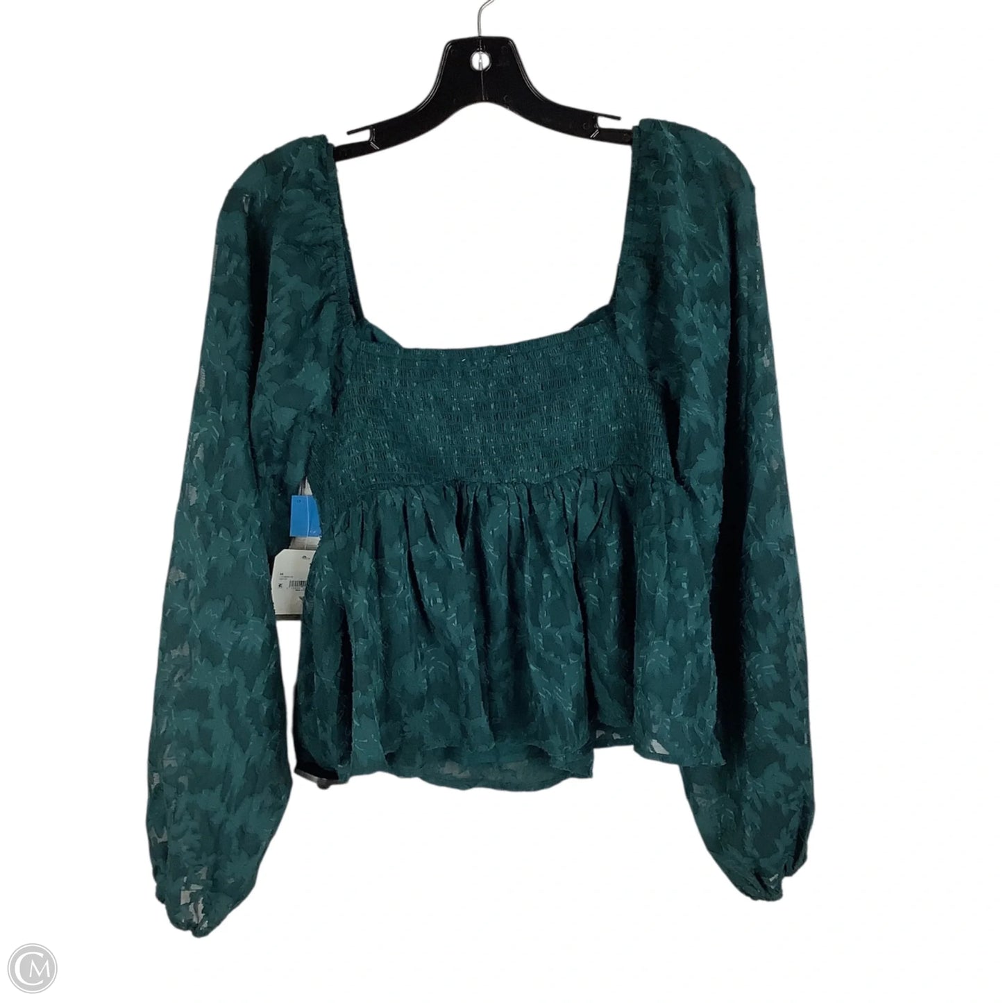 Top Long Sleeve By Altard State In Teal, Size: Xl