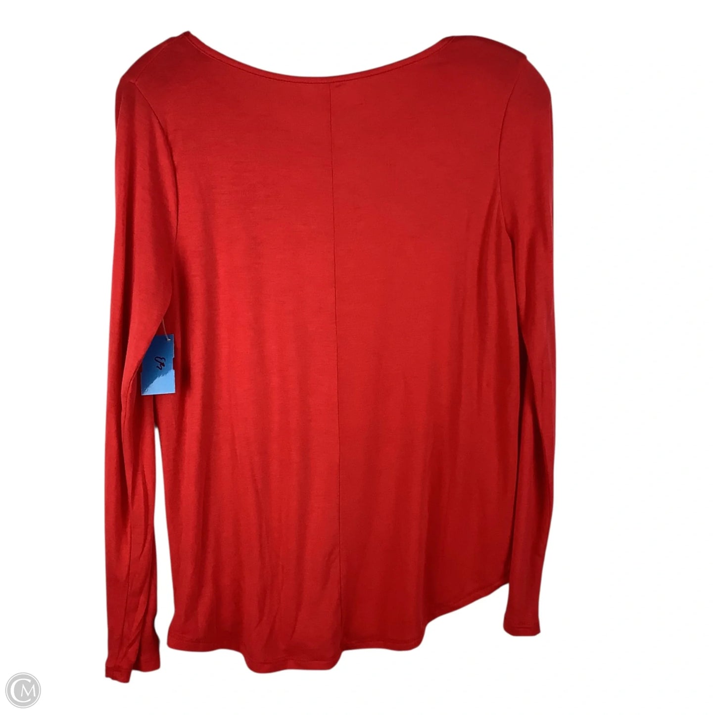 Top Long Sleeve Basic By Clothes Mentor In Red, Size: S