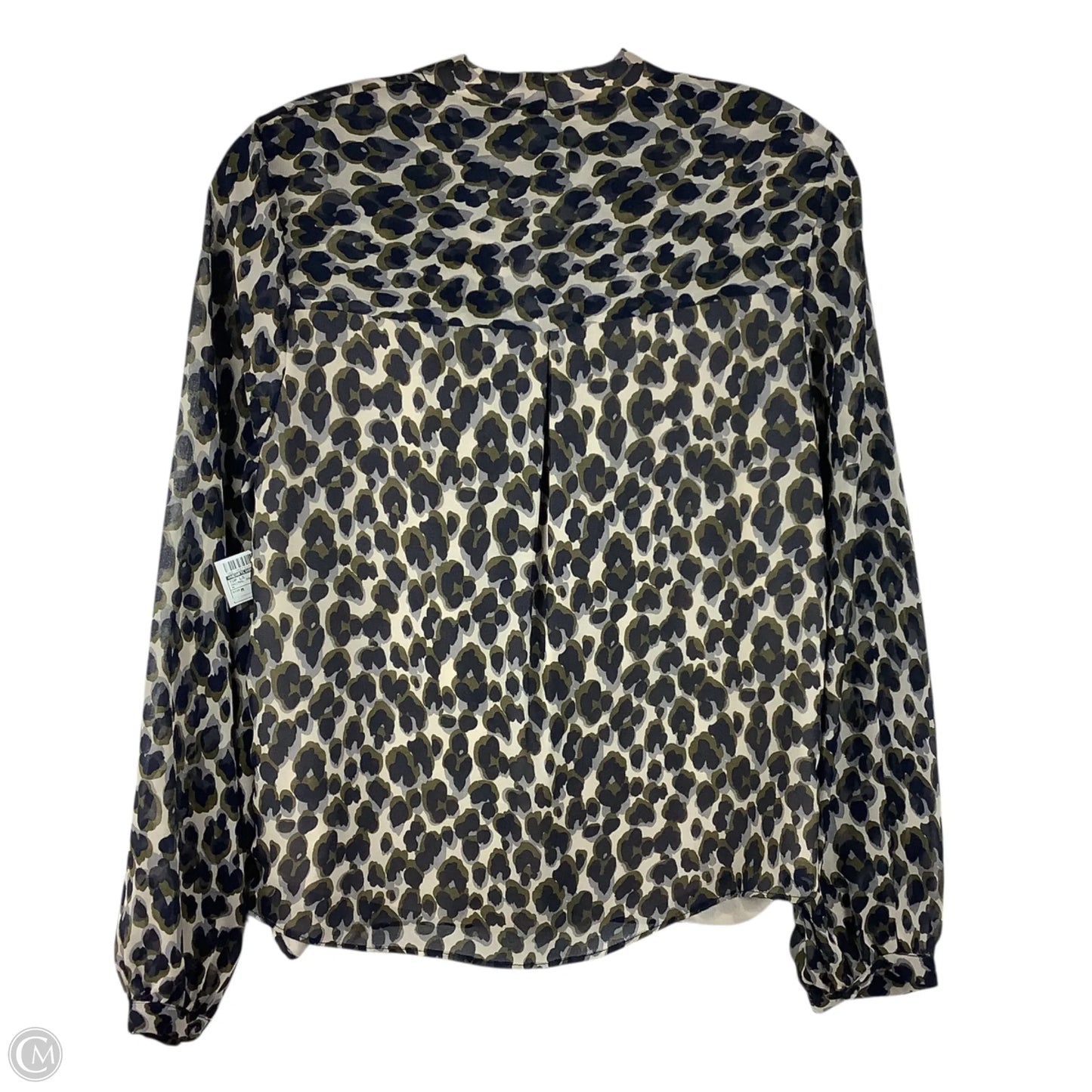 Top Long Sleeve By Heartloom In Animal Print, Size: M
