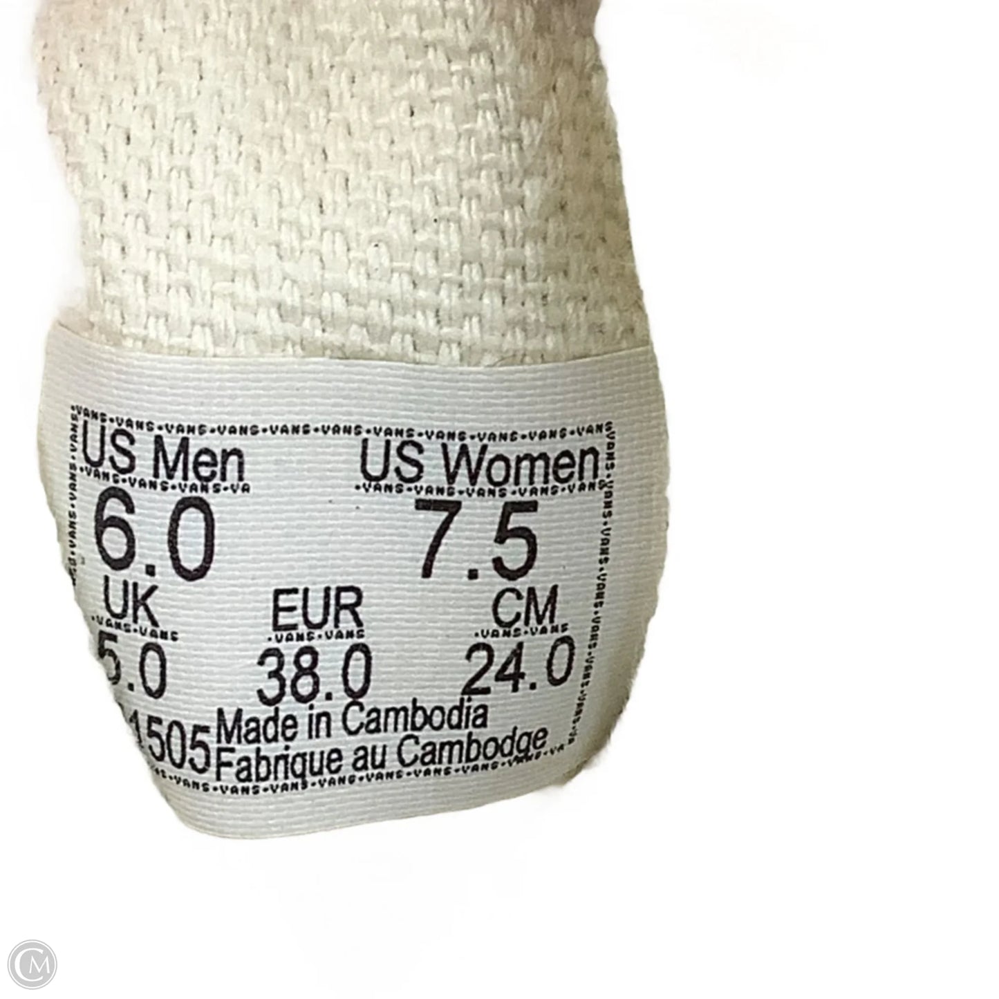 Shoes Sneakers By Vans In Yellow, Size: 7.5