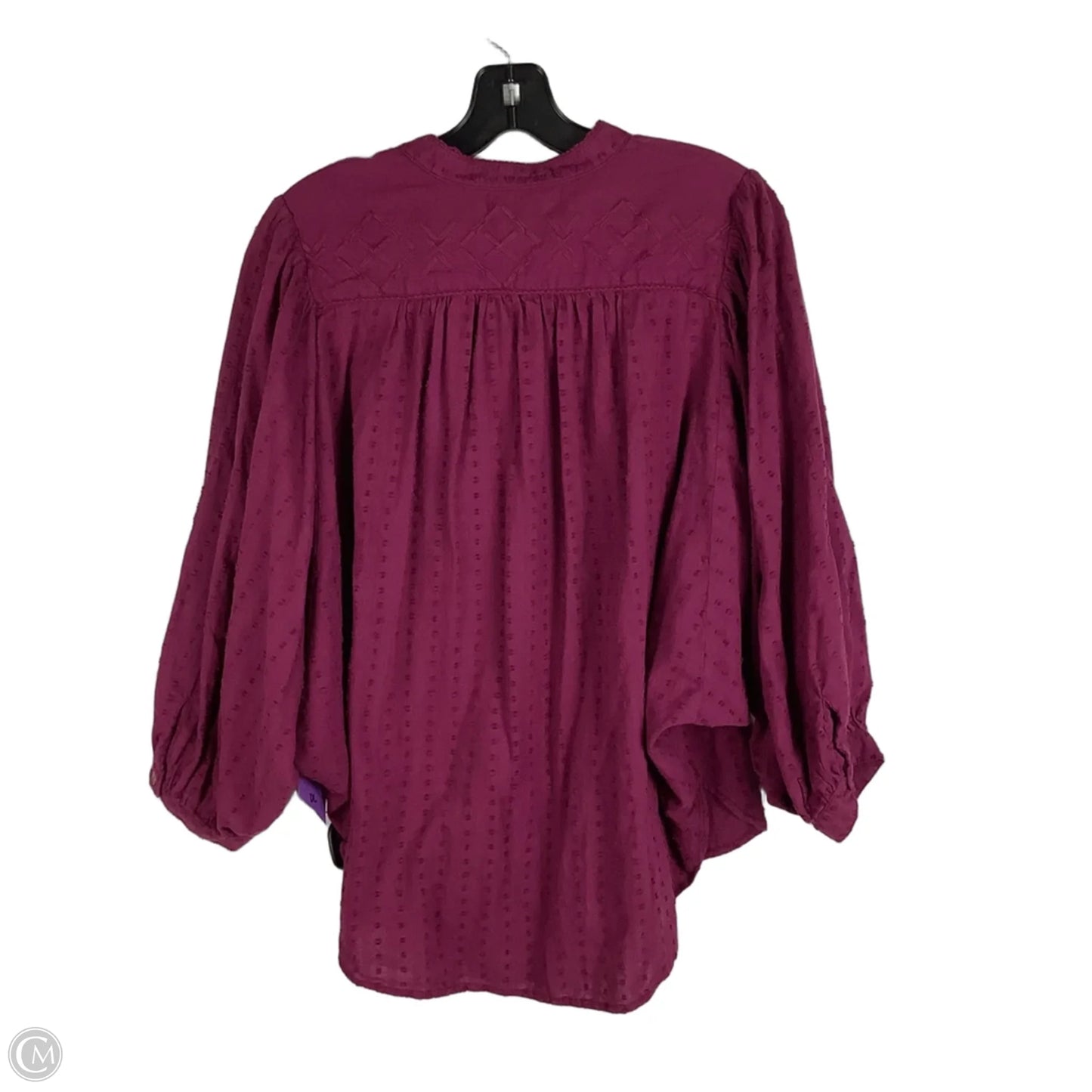 Top Long Sleeve By Pilcro In Purple, Size: M