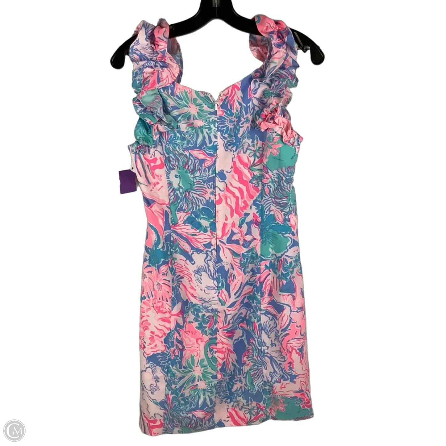 Dress Designer By Lilly Pulitzer In Blue & Pink, Size: 4