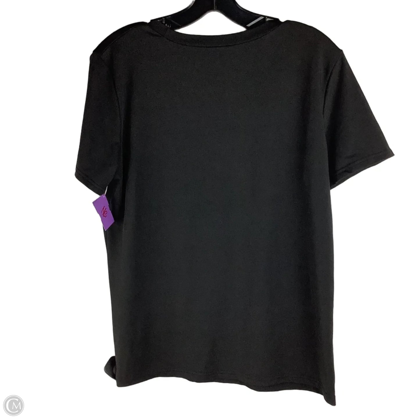 Top Short Sleeve Basic By Clothes Mentor In Black, Size: Xl