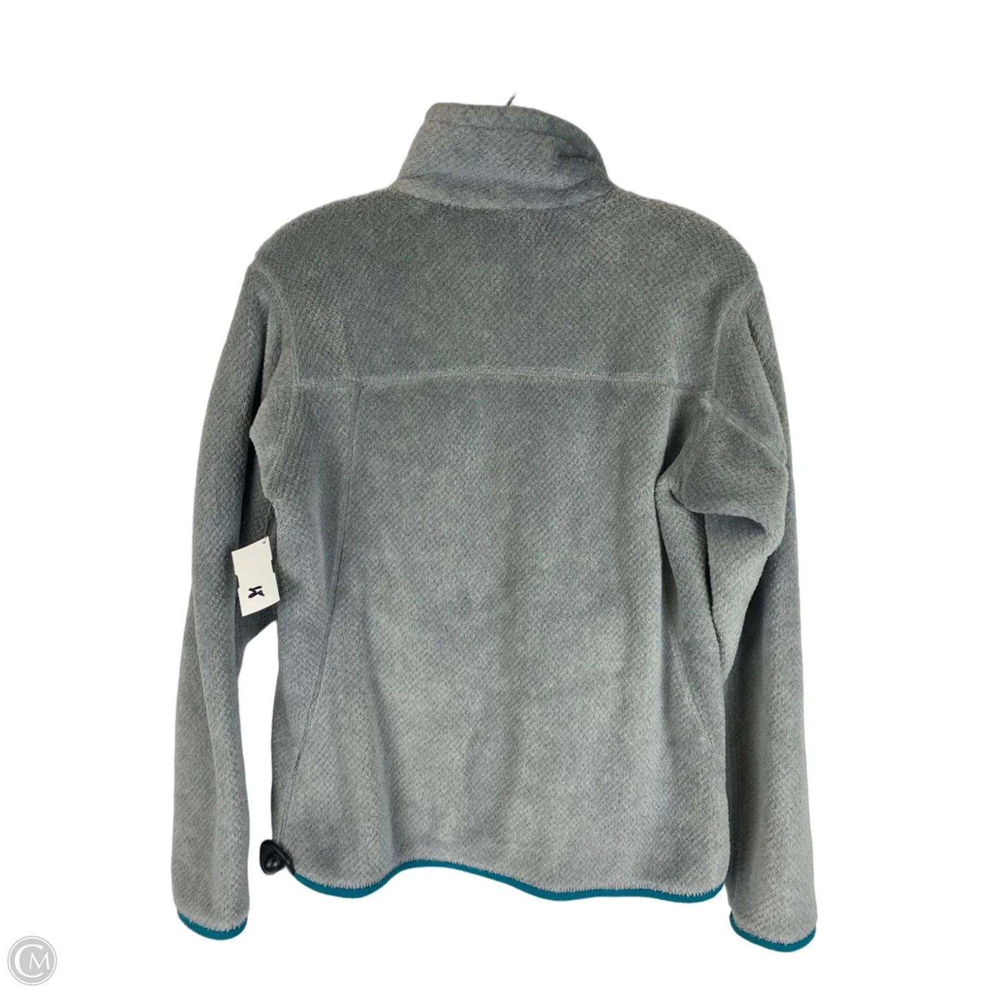 Jacket Fleece By Patagonia In Grey, Size: M