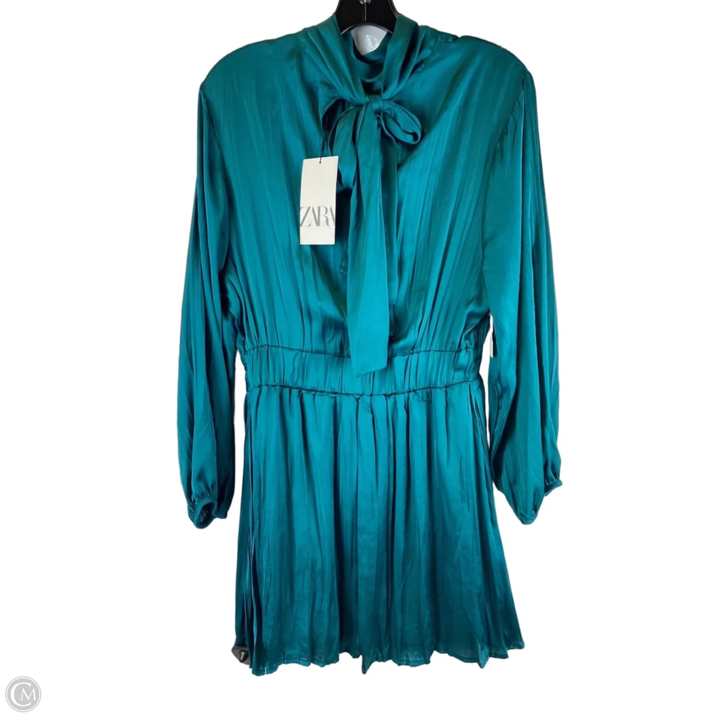 Dress Party Midi By Zara In Blue, Size: M
