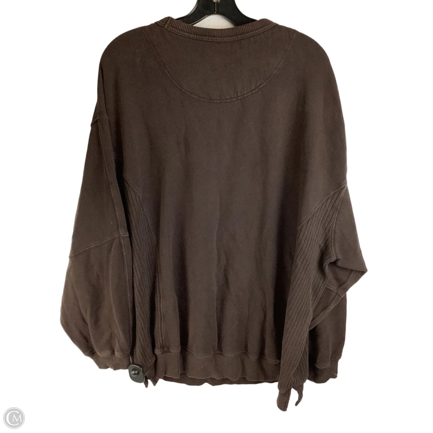Sweatshirt Crewneck By Aerie In Brown, Size: L