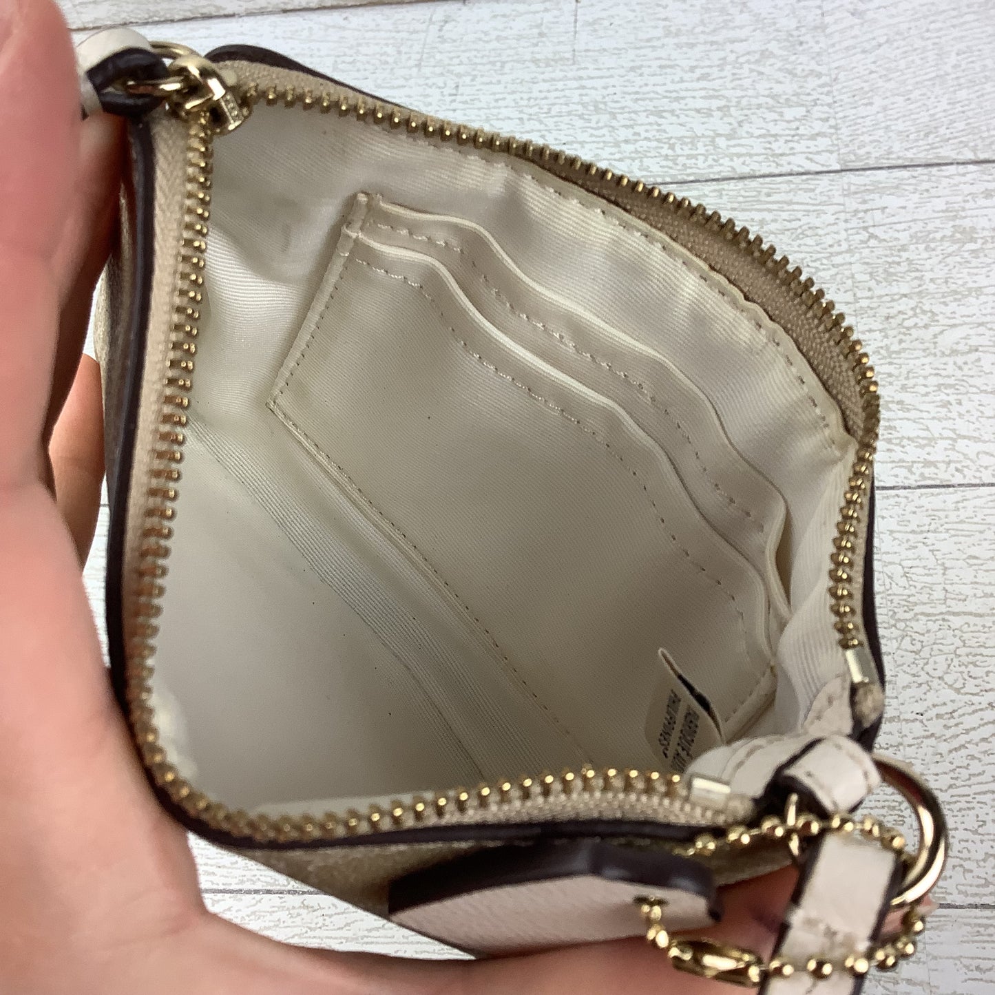 Wristlet Designer By Coach, Size: Medium