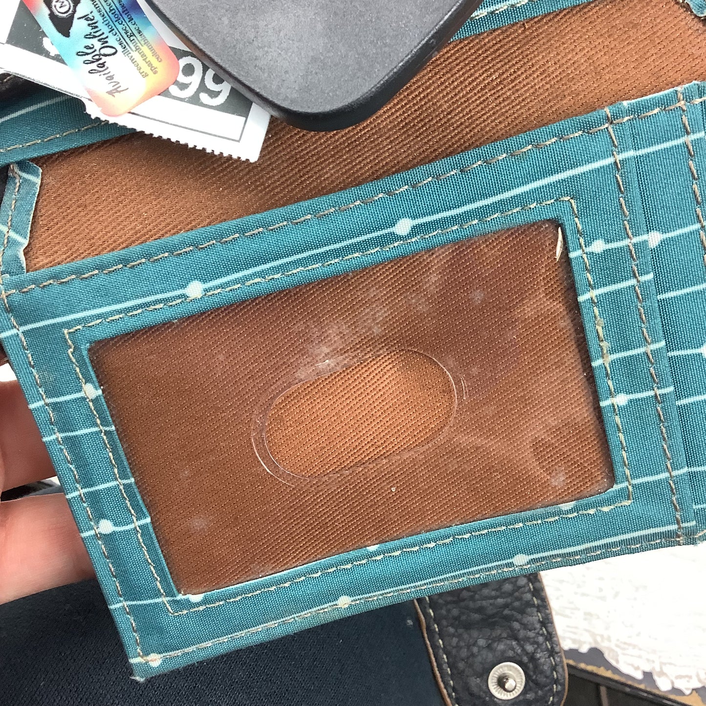 Wallet Leather By Fossil, Size: Small
