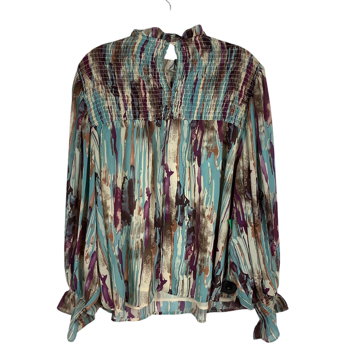 Top Long Sleeve By Entro In Multi-colored, Size: S