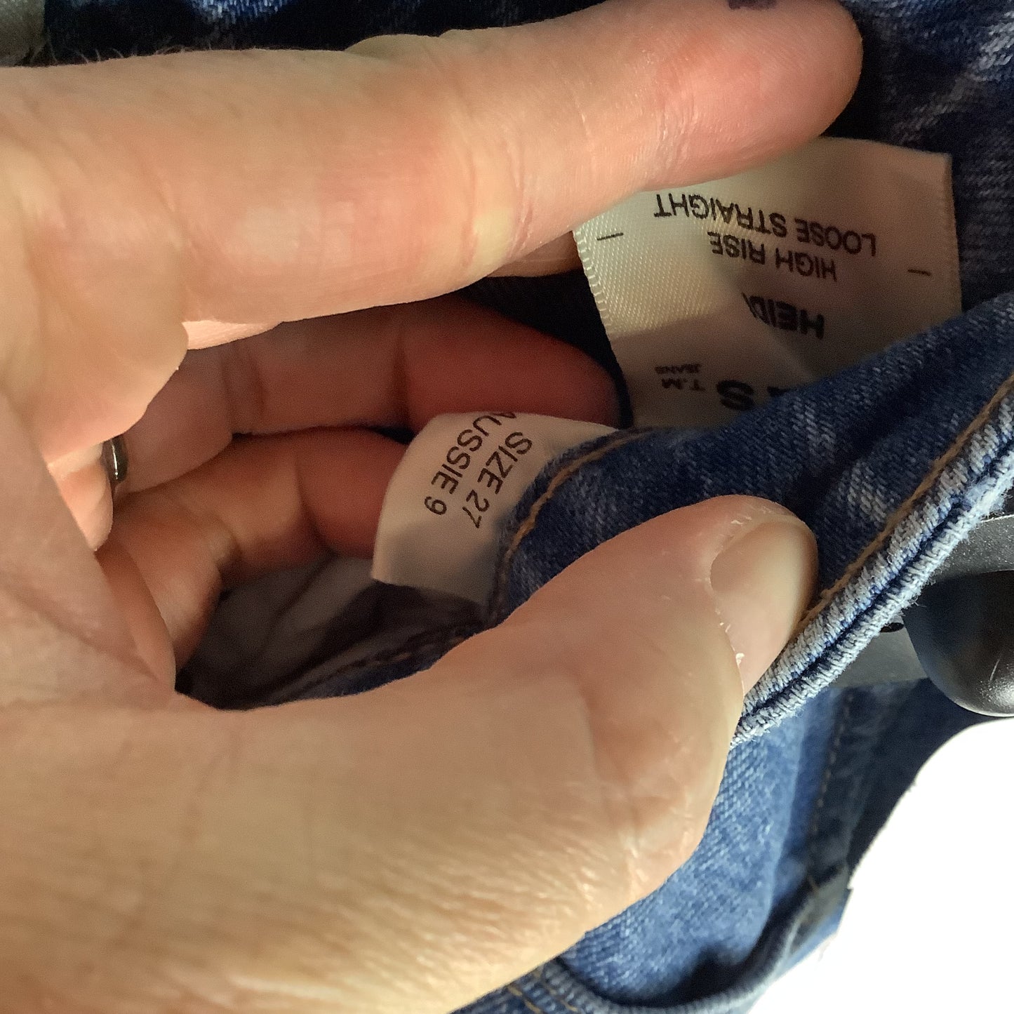 Jeans Straight By Rollas In Blue Denim, Size: 4 (27)