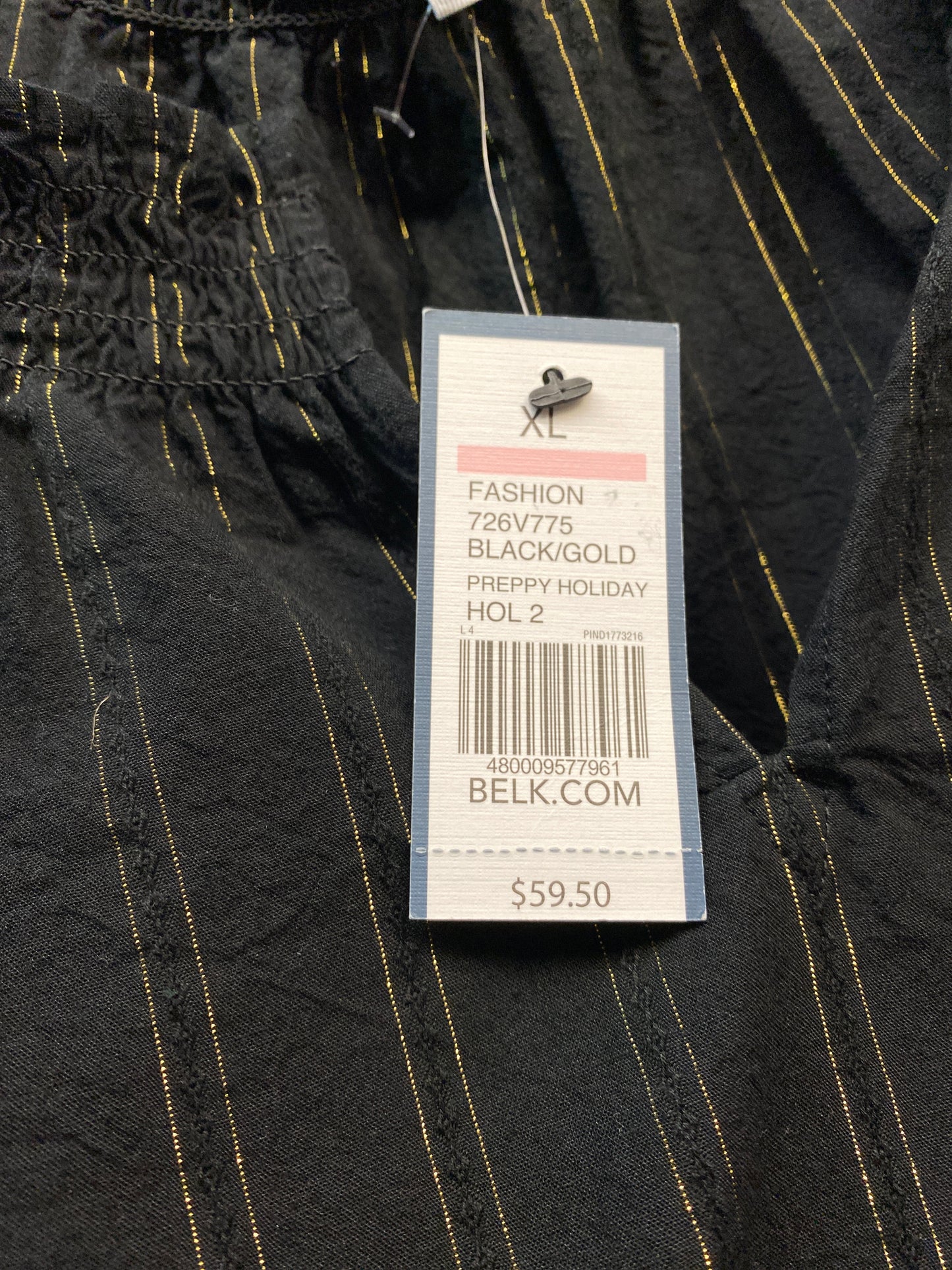 Top Long Sleeve By Crown And Ivy In Black, Size: Xl