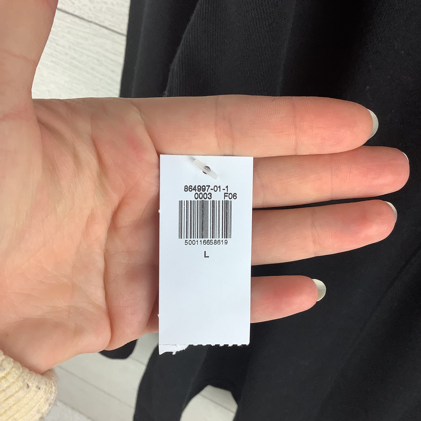 Top Long Sleeve By Old Navy In Black, Size: L