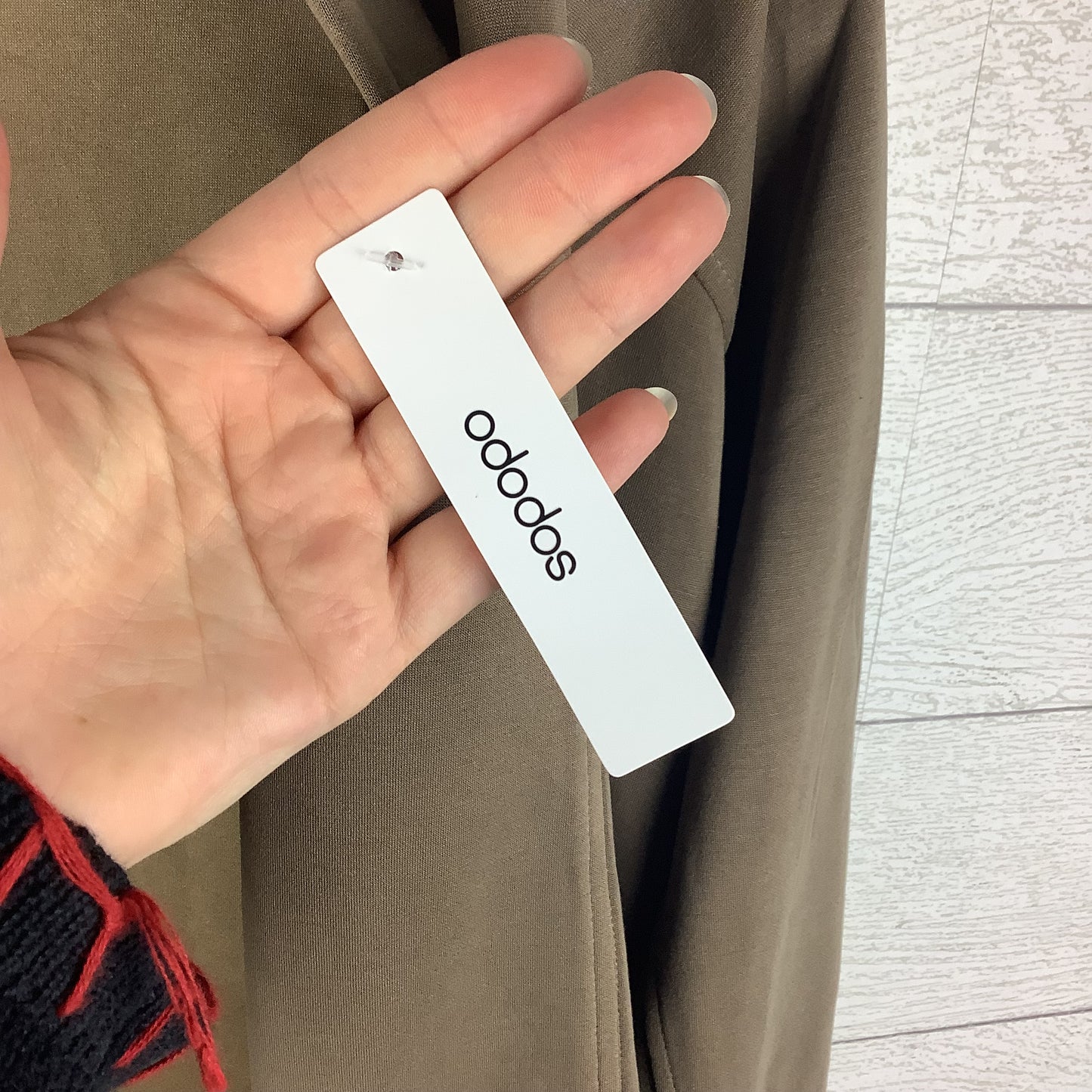 Cardigan By Ododos In Brown, Size: Xs