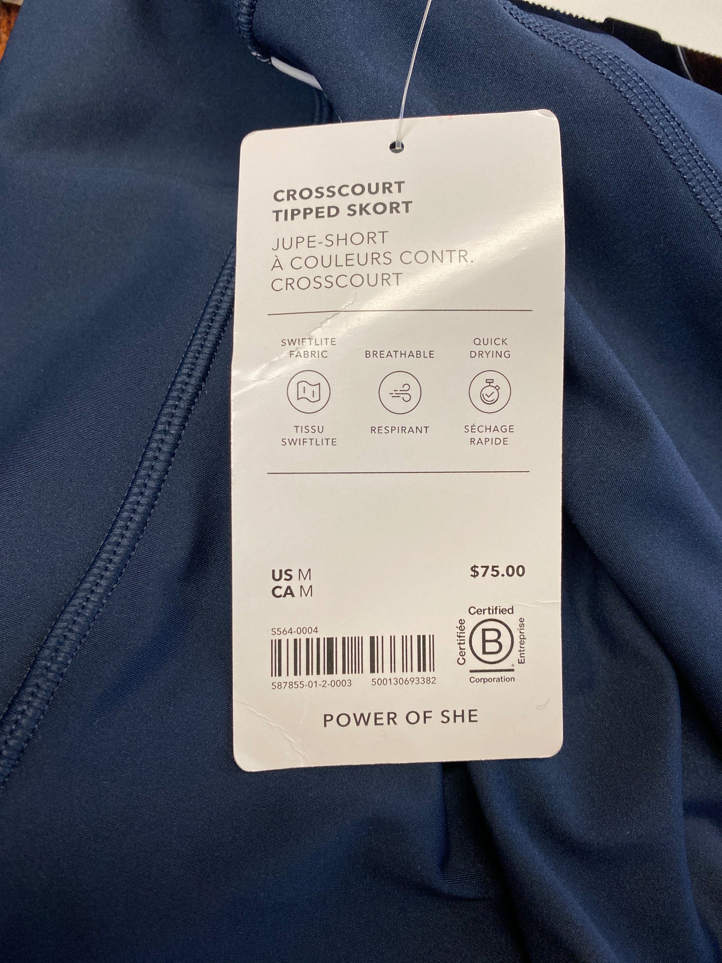 Athletic Skirt By Athleta In Blue, Size: M