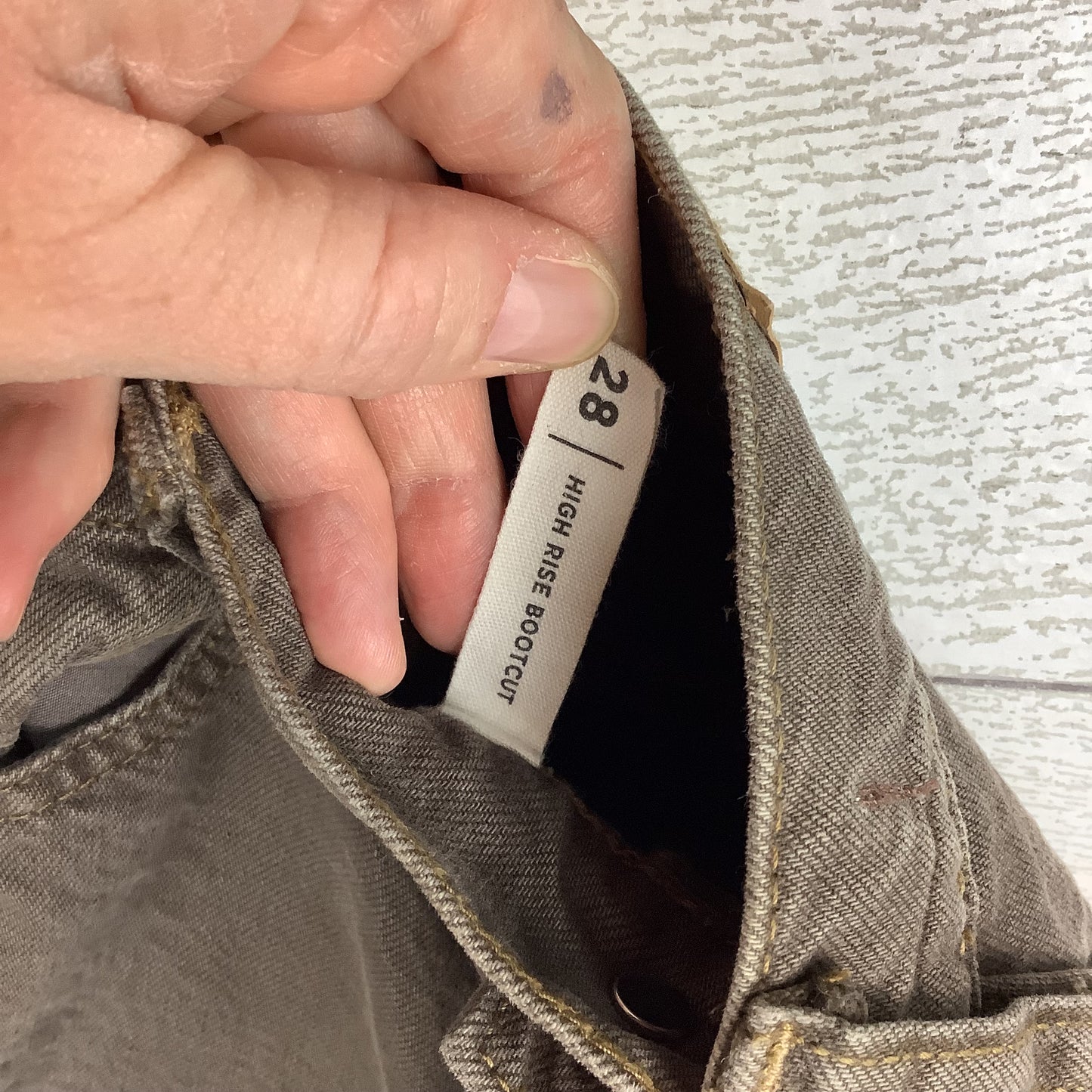 Jeans Straight By Pacsun In Brown Denim, Size: 6 (28)