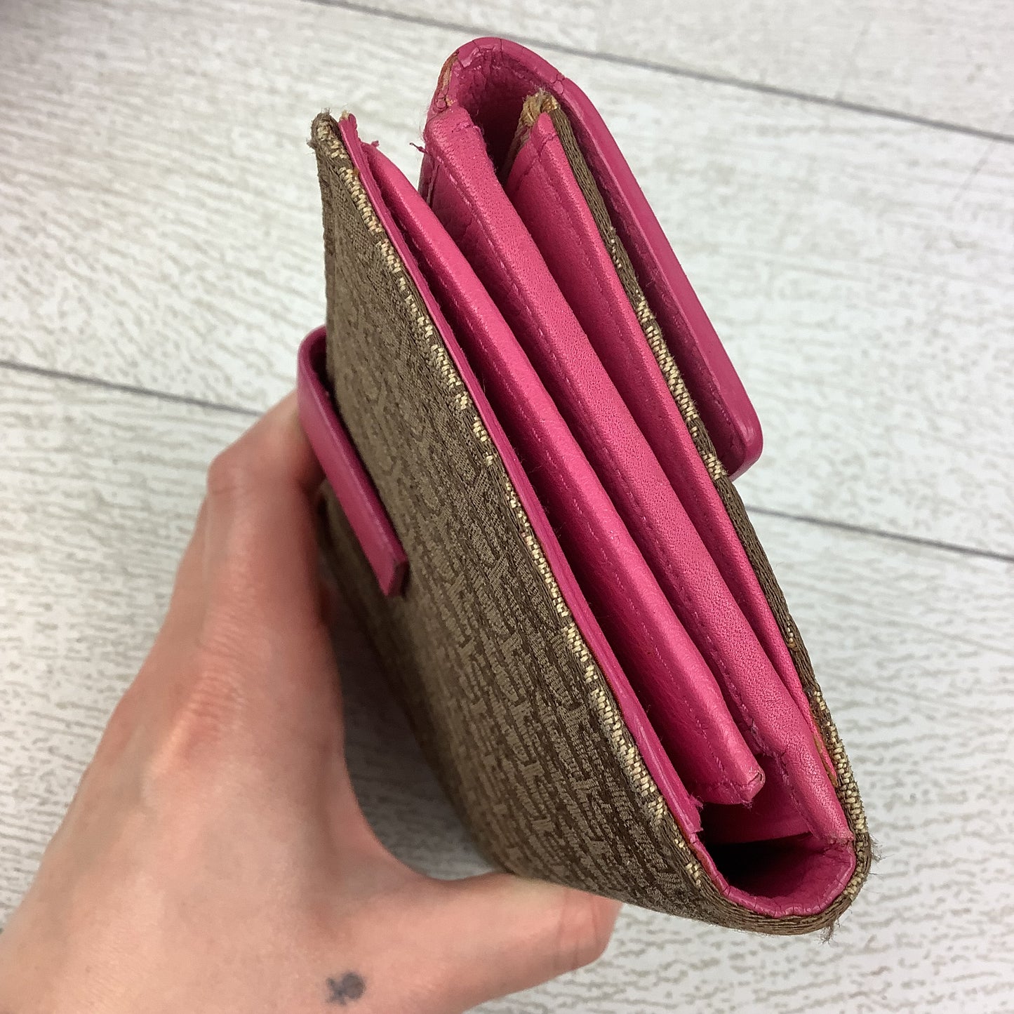 Wallet Luxury Designer By Dior, Size: Medium