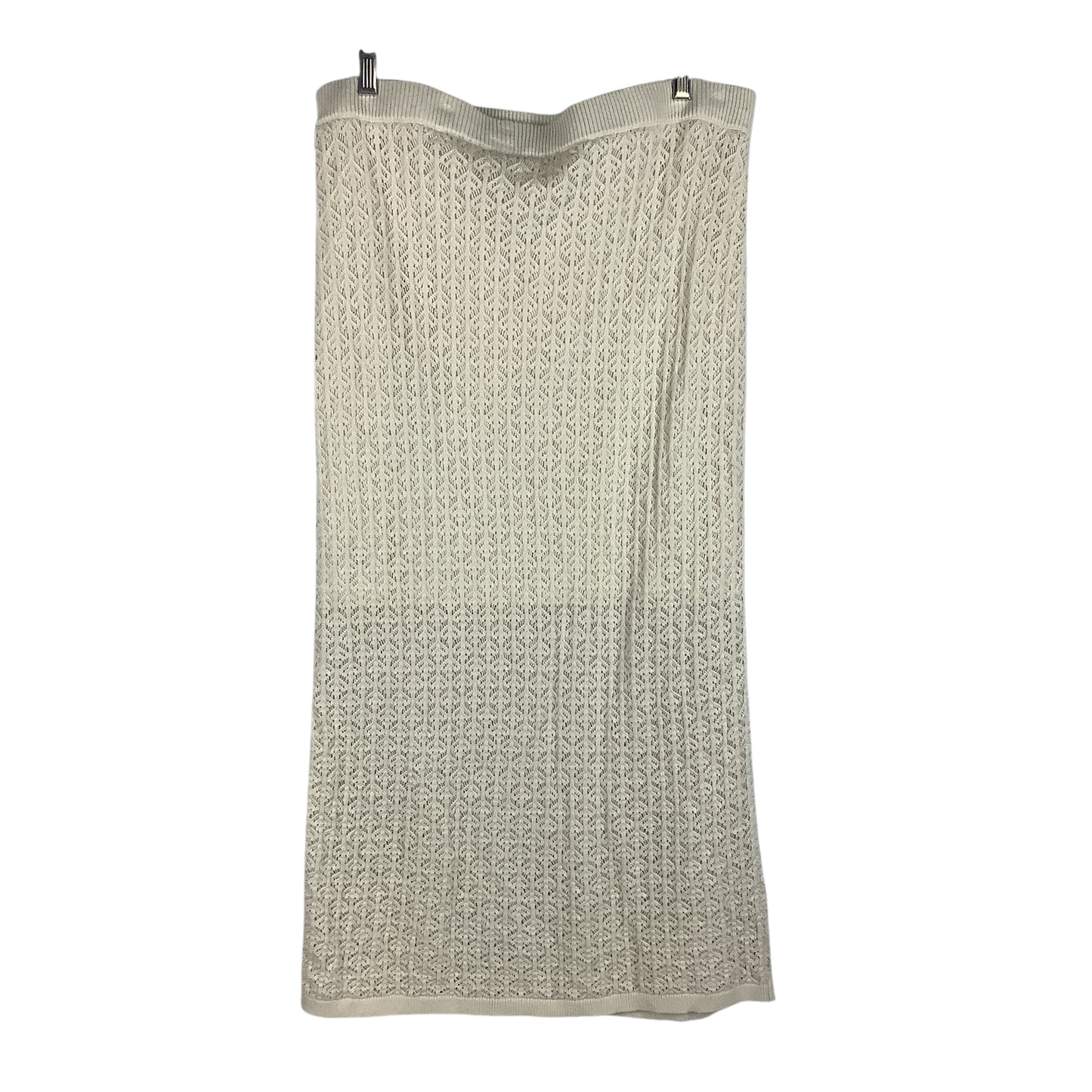 Skirt Maxi By A New Day In Cream, Size: Xl