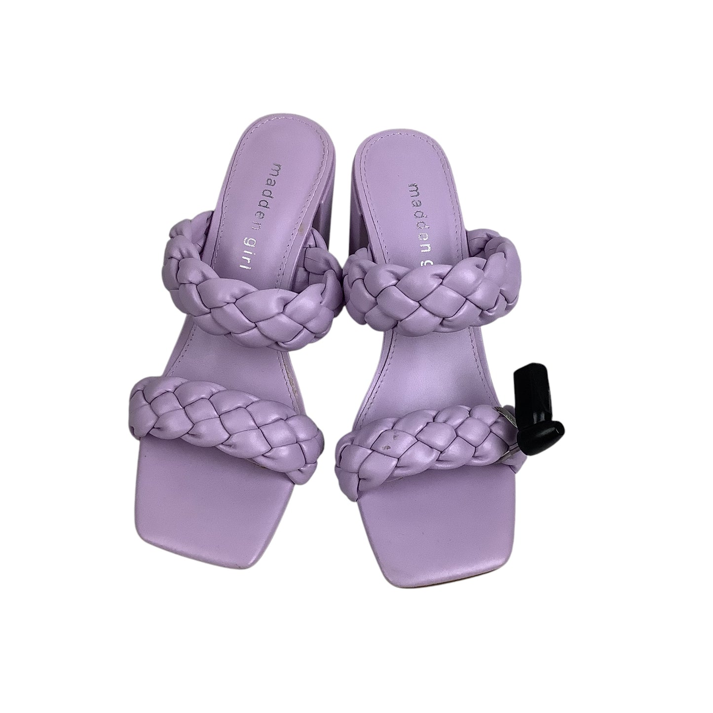 Sandals Heels Block By Madden Girl In Purple, Size: 6.5