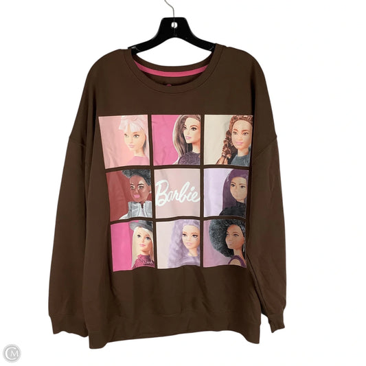 Sweatshirt Crewneck By Cme In Brown, Size: Xl