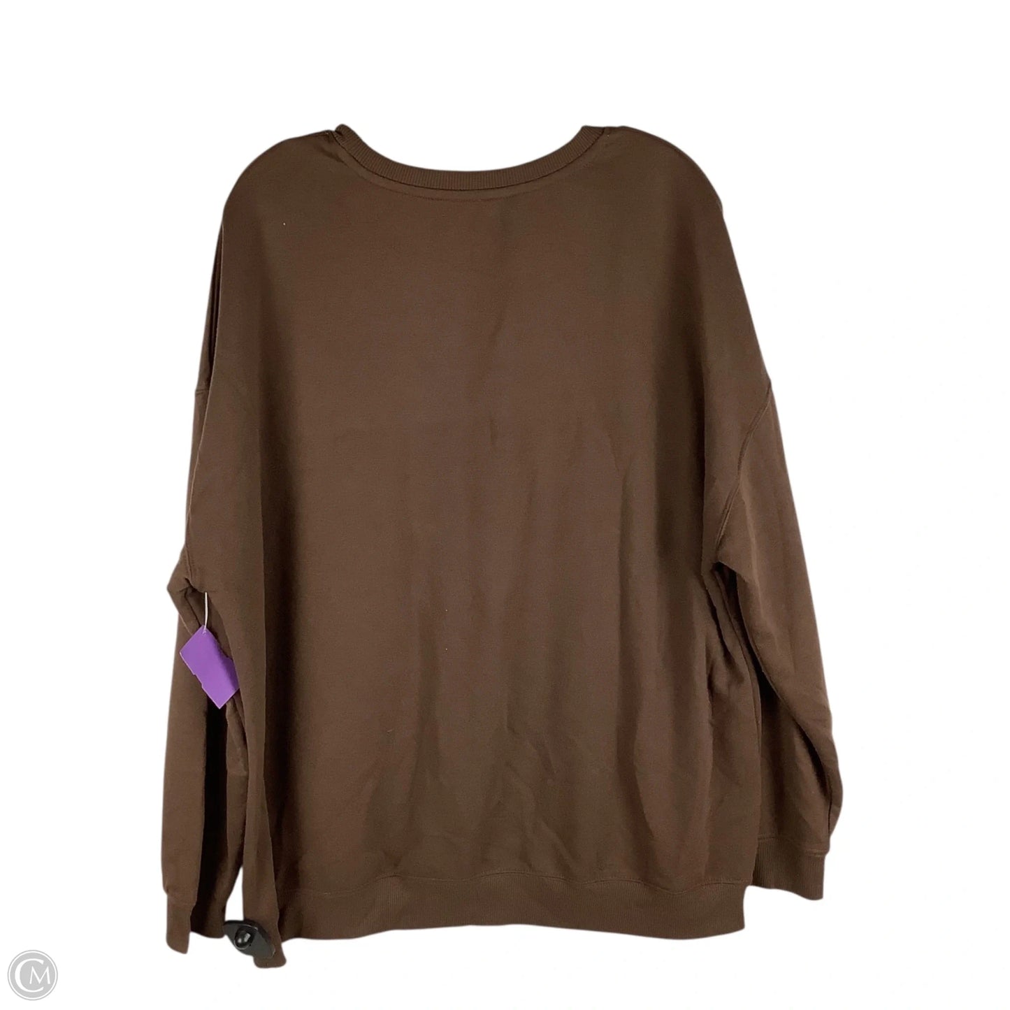 Sweatshirt Crewneck By Cme In Brown, Size: Xl